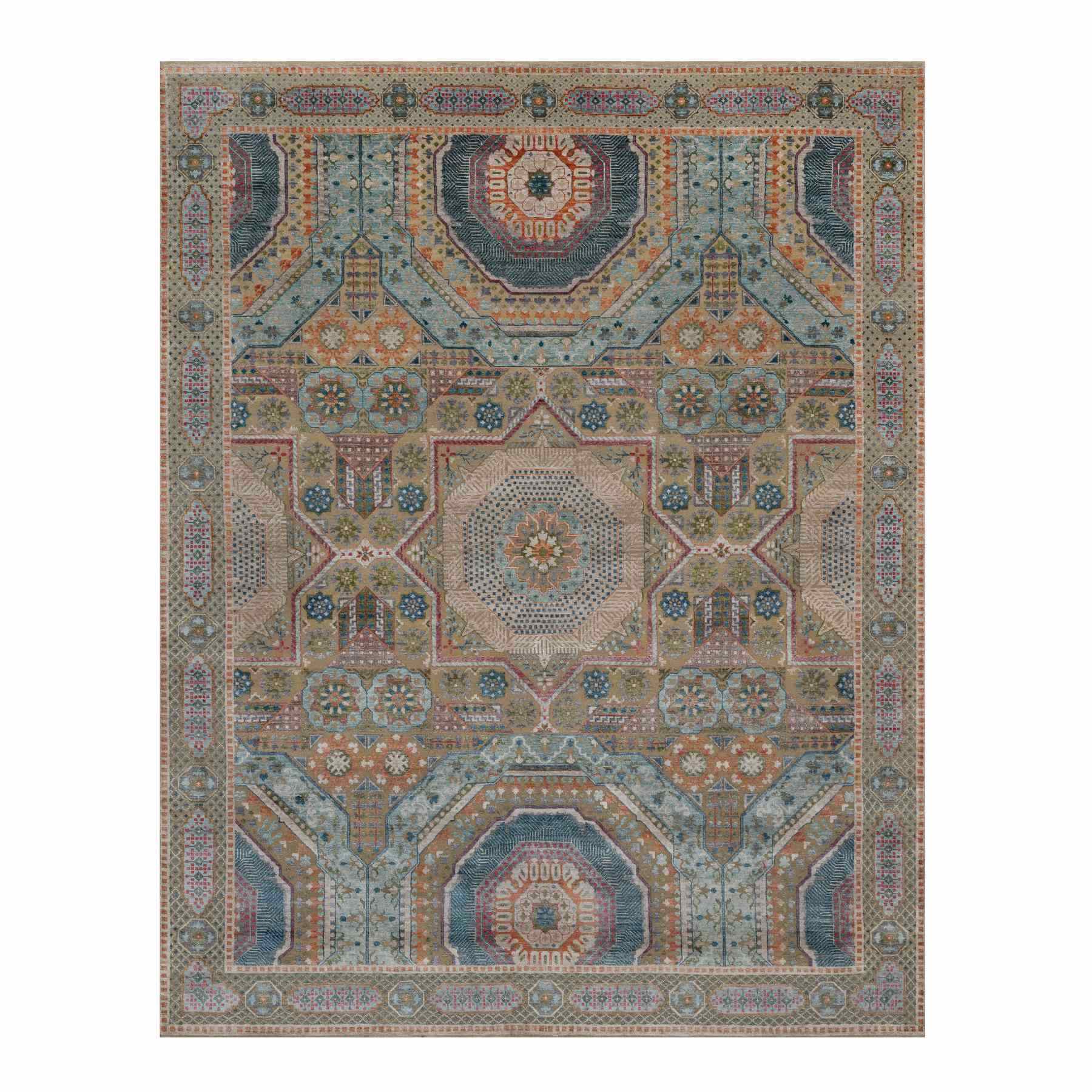 Mamluk-Hand-Knotted-Rug-459470