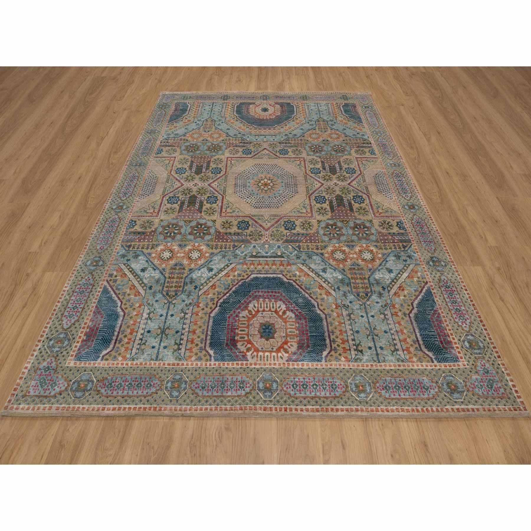 Mamluk-Hand-Knotted-Rug-459470
