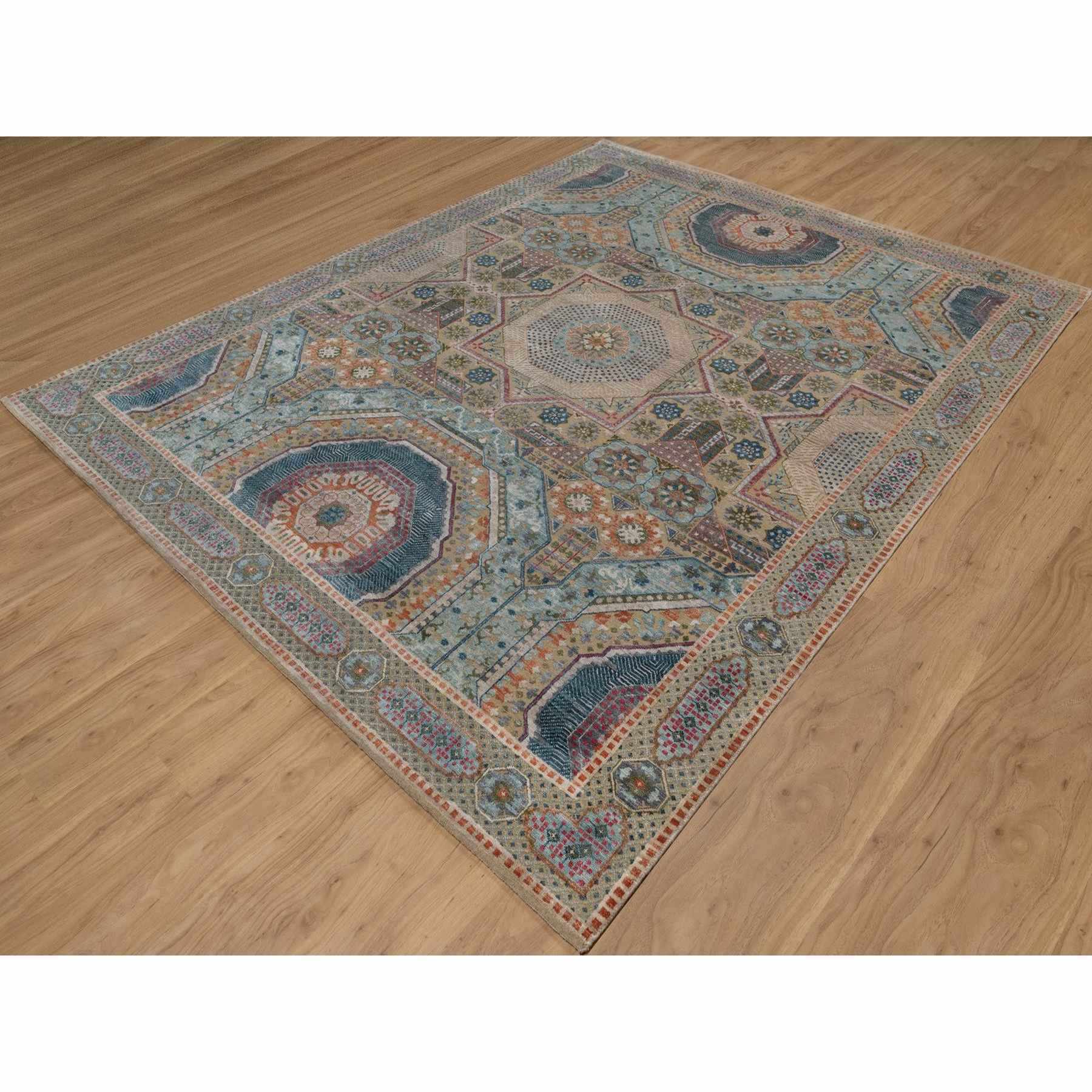 Mamluk-Hand-Knotted-Rug-459470