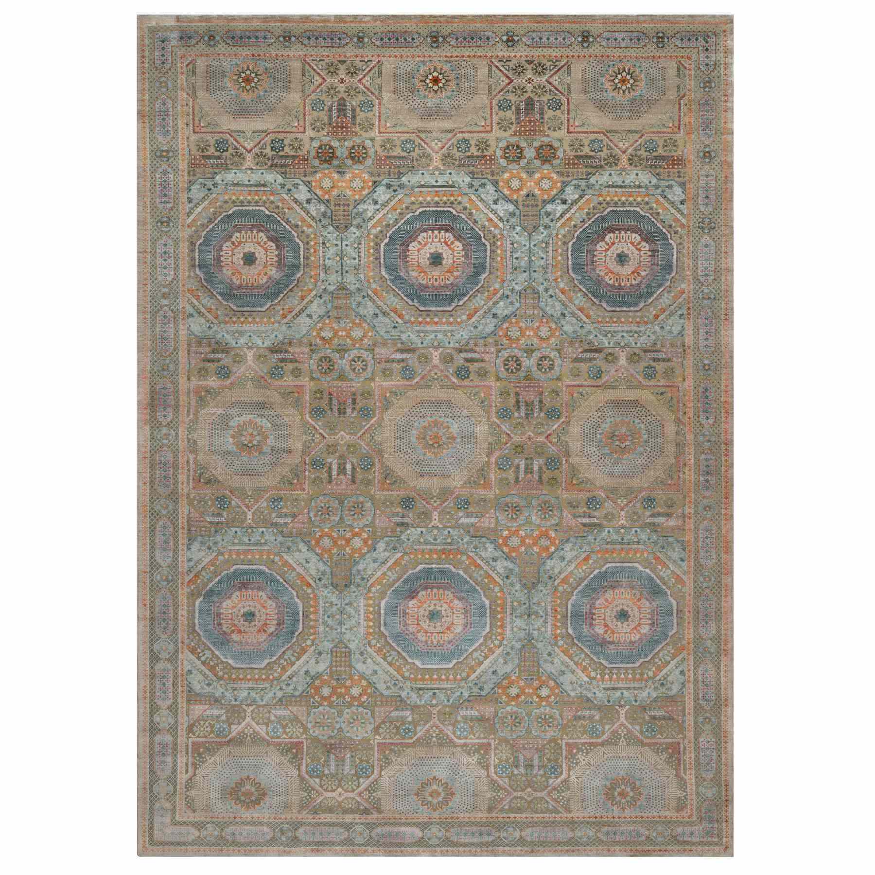 Mamluk-Hand-Knotted-Rug-459600