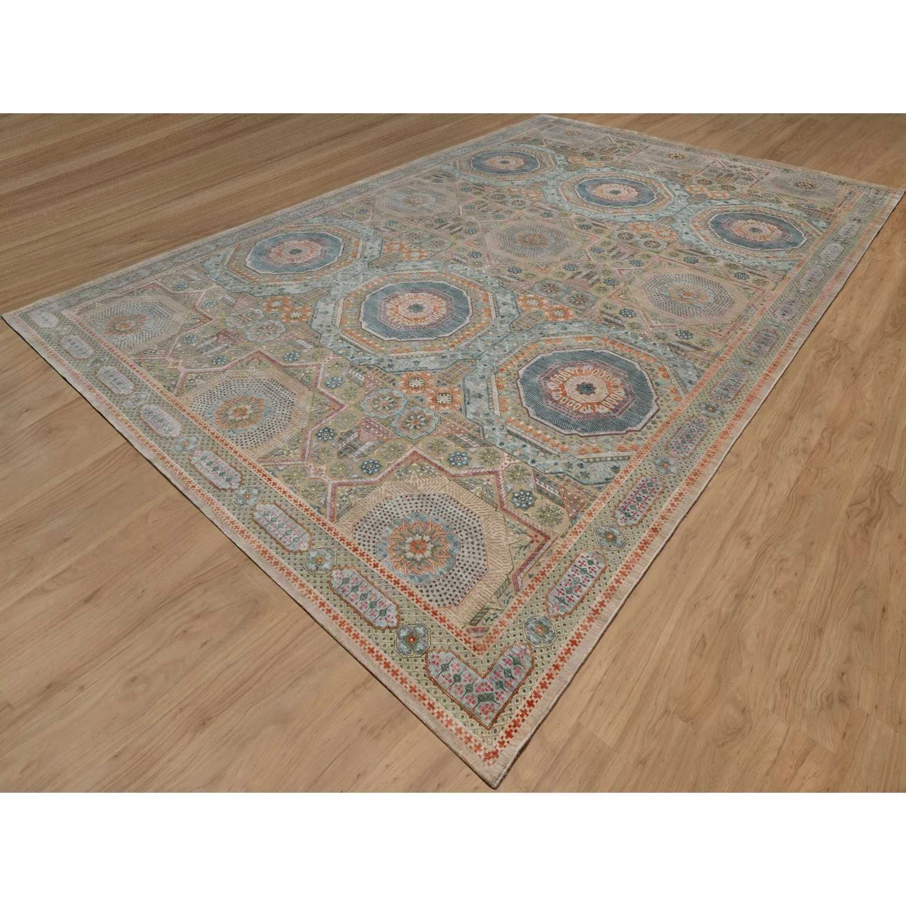 Mamluk-Hand-Knotted-Rug-459600