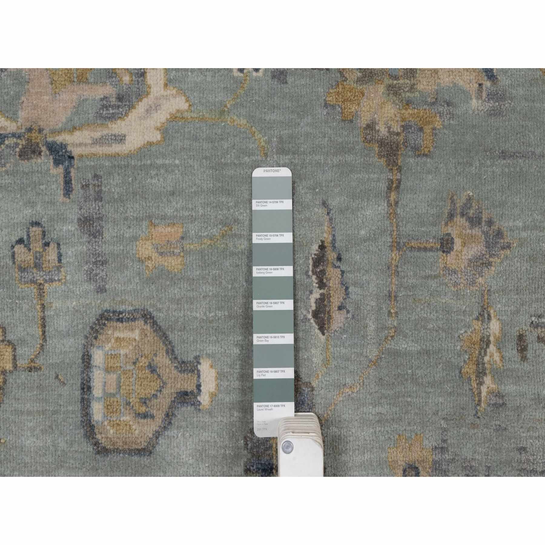 Oushak-And-Peshawar-Hand-Knotted-Rug-459045