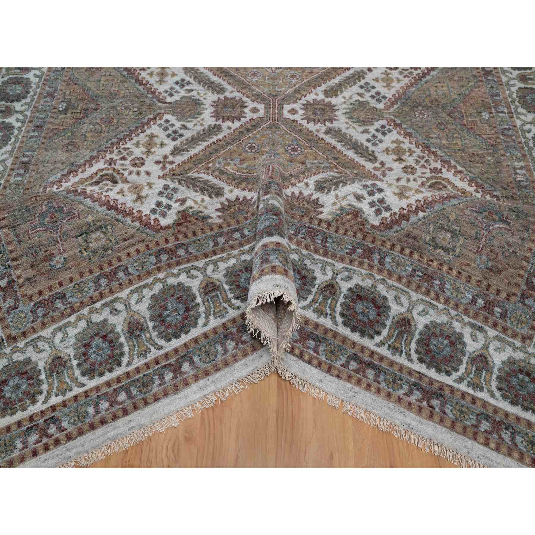 Tribal-Geometric-Hand-Knotted-Rug-458855