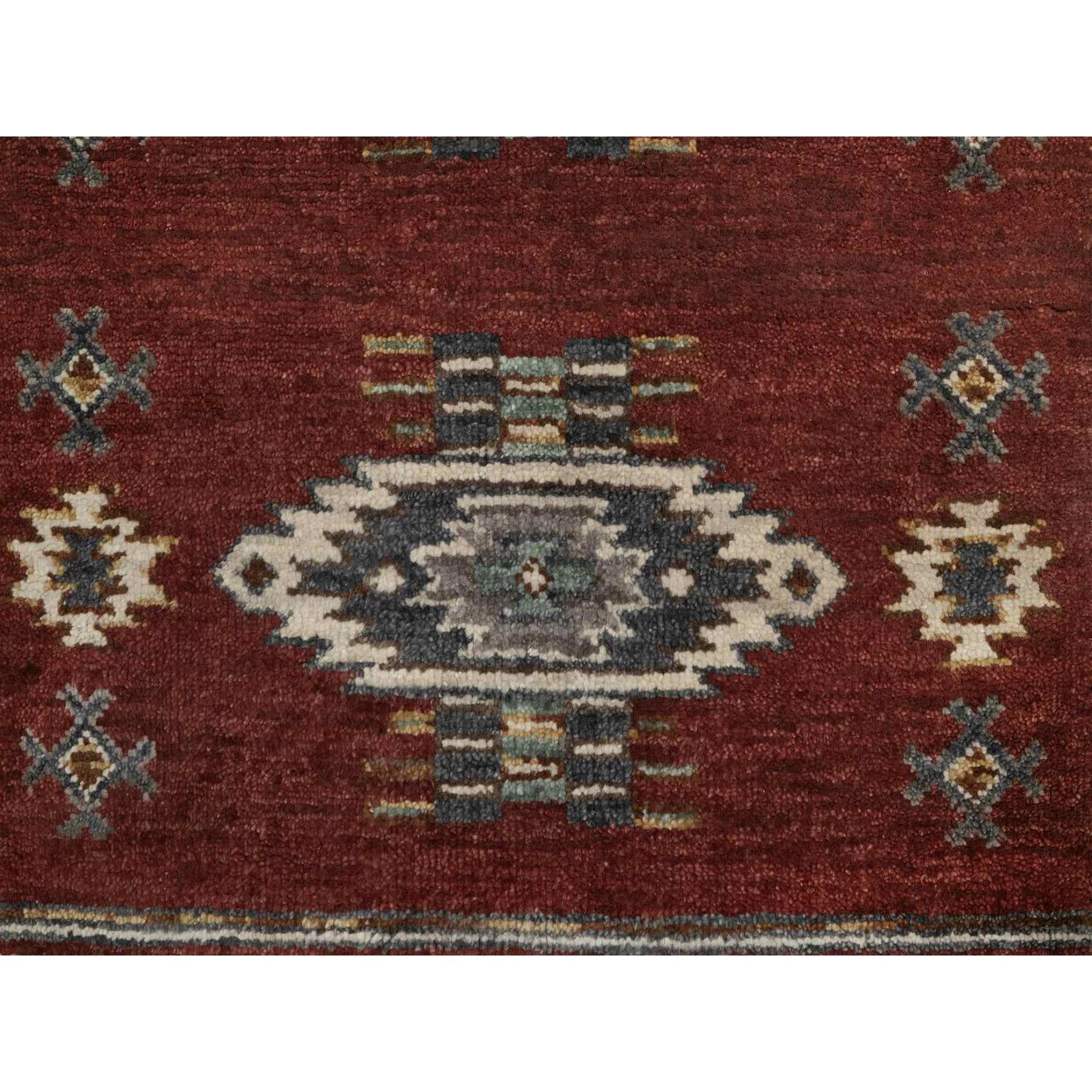 Tribal-Geometric-Hand-Knotted-Rug-459100