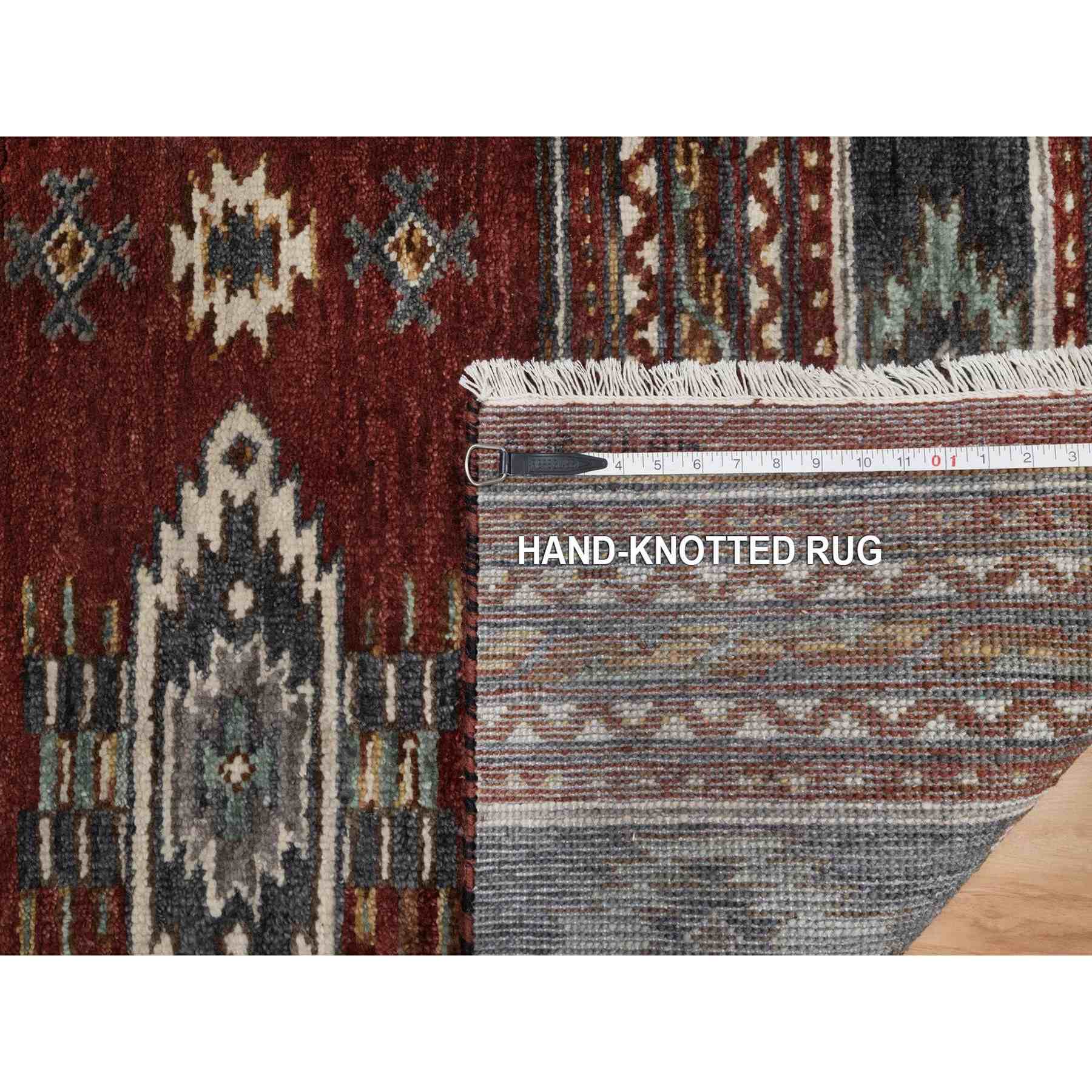 Tribal-Geometric-Hand-Knotted-Rug-459100