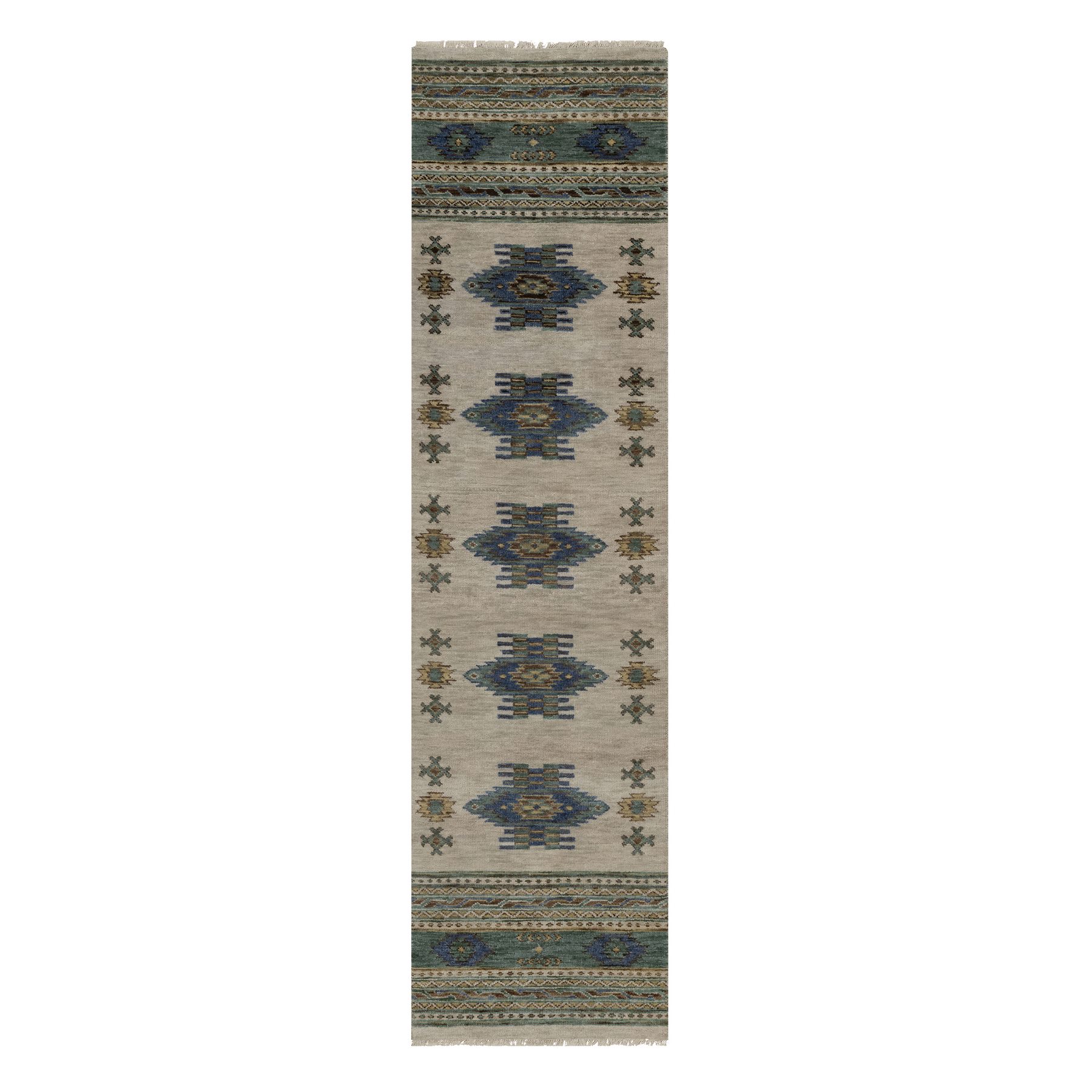 Tribal-Geometric-Hand-Knotted-Rug-459195