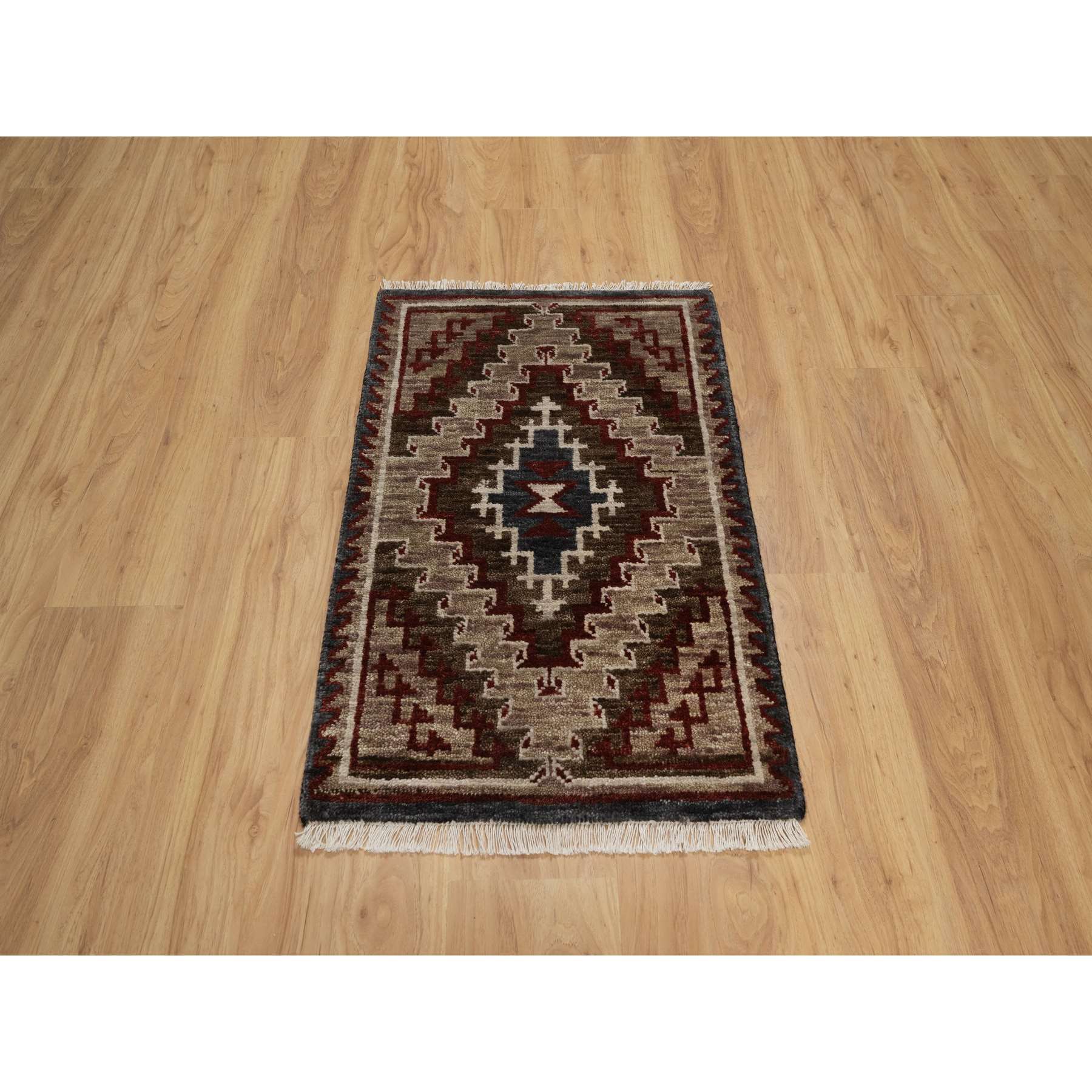 Tribal-Geometric-Hand-Knotted-Rug-459315