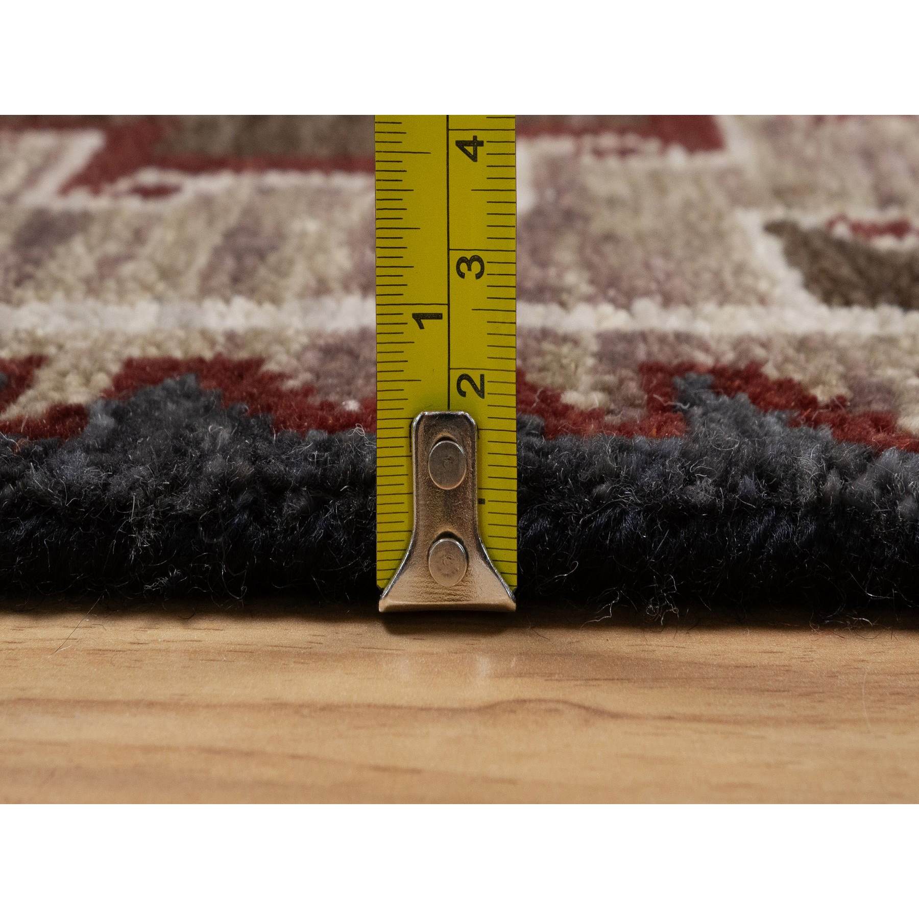 Tribal-Geometric-Hand-Knotted-Rug-459315