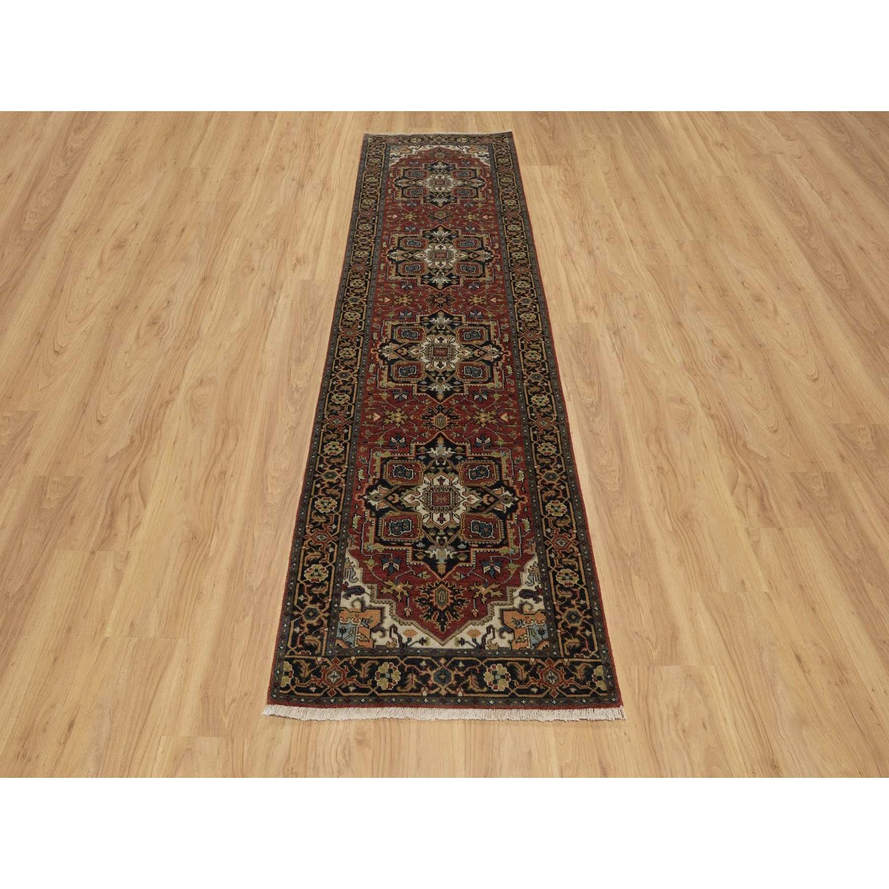 Heriz-Hand-Knotted-Rug-460085