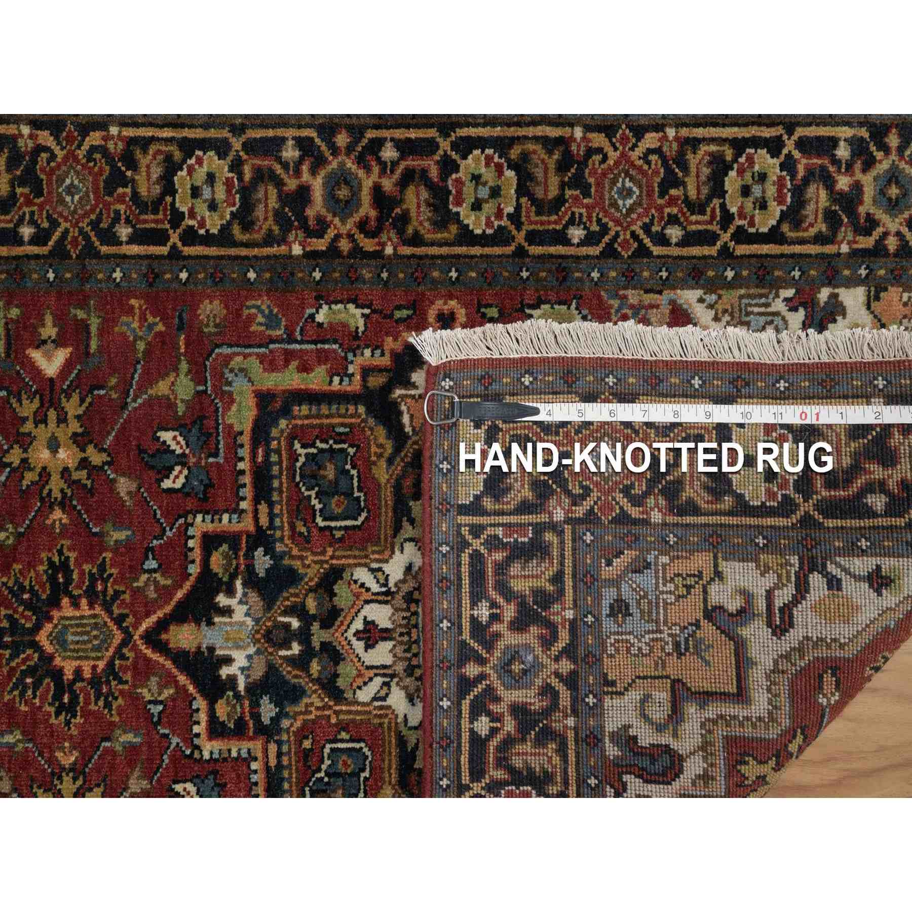 Heriz-Hand-Knotted-Rug-460085