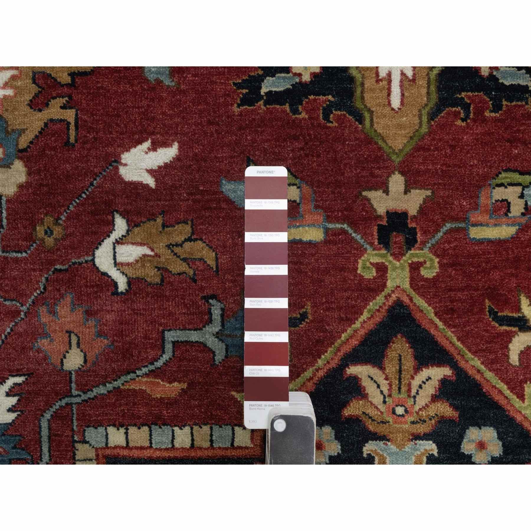 Heriz-Hand-Knotted-Rug-460110