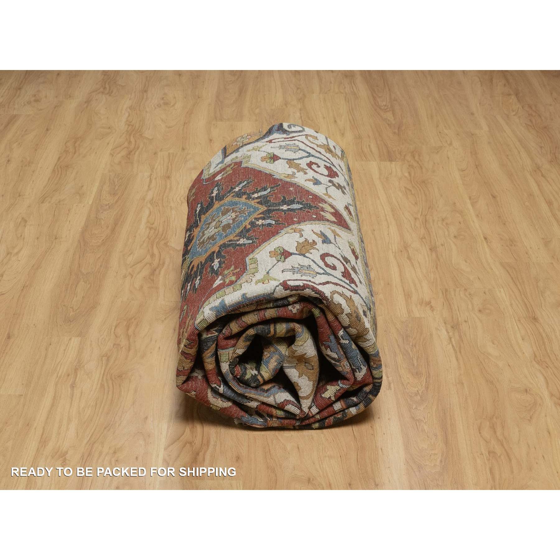Heriz-Hand-Knotted-Rug-460110