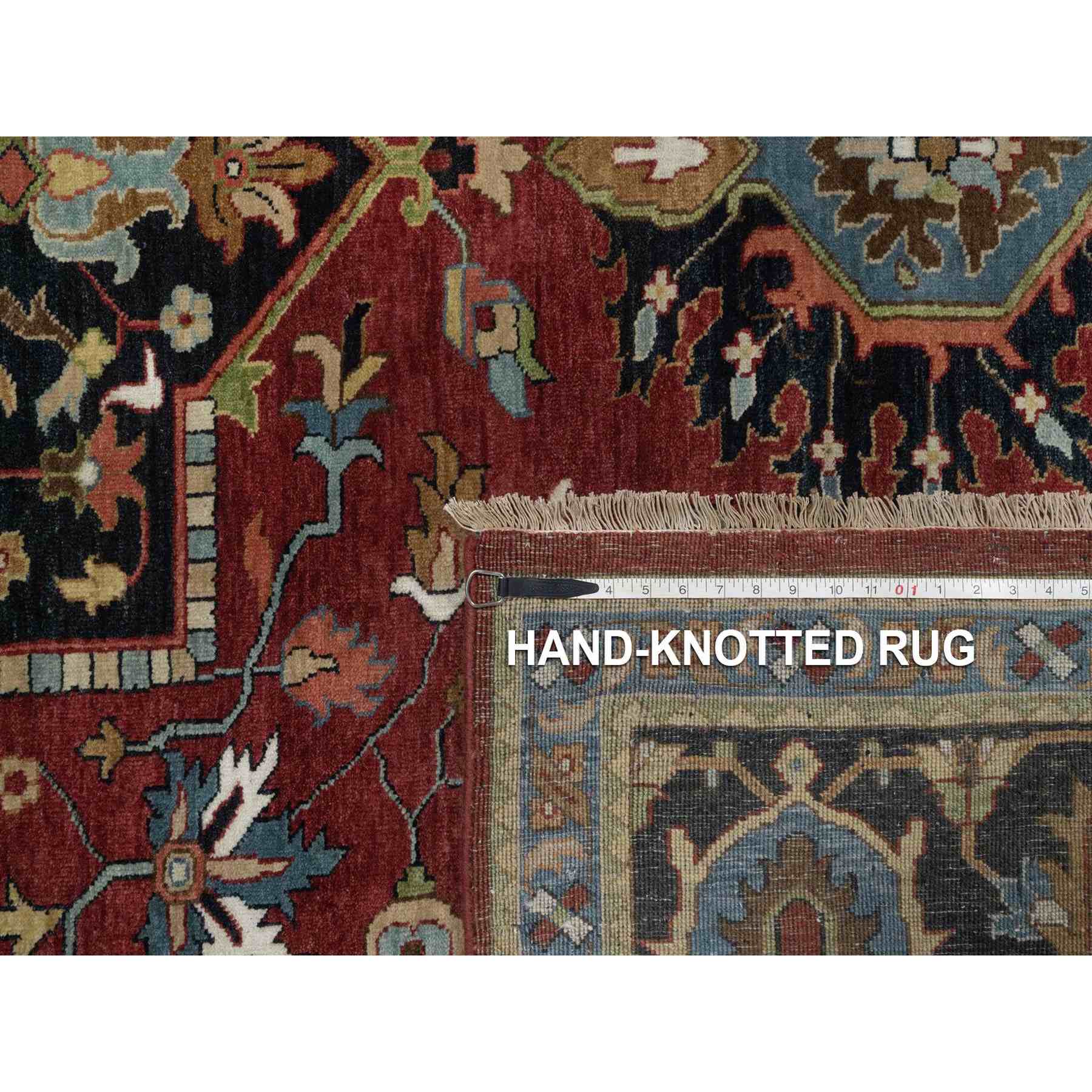 Heriz-Hand-Knotted-Rug-460110