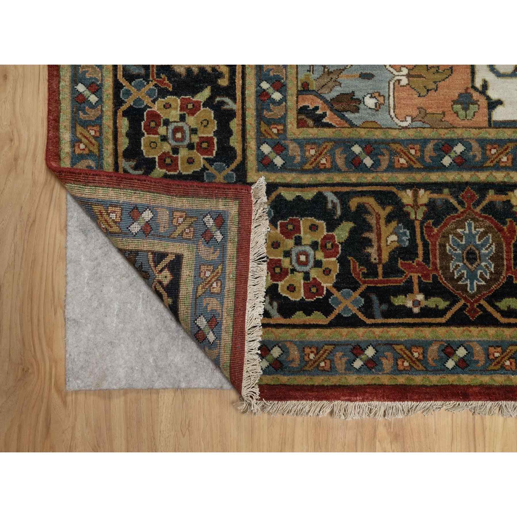 Heriz-Hand-Knotted-Rug-460115