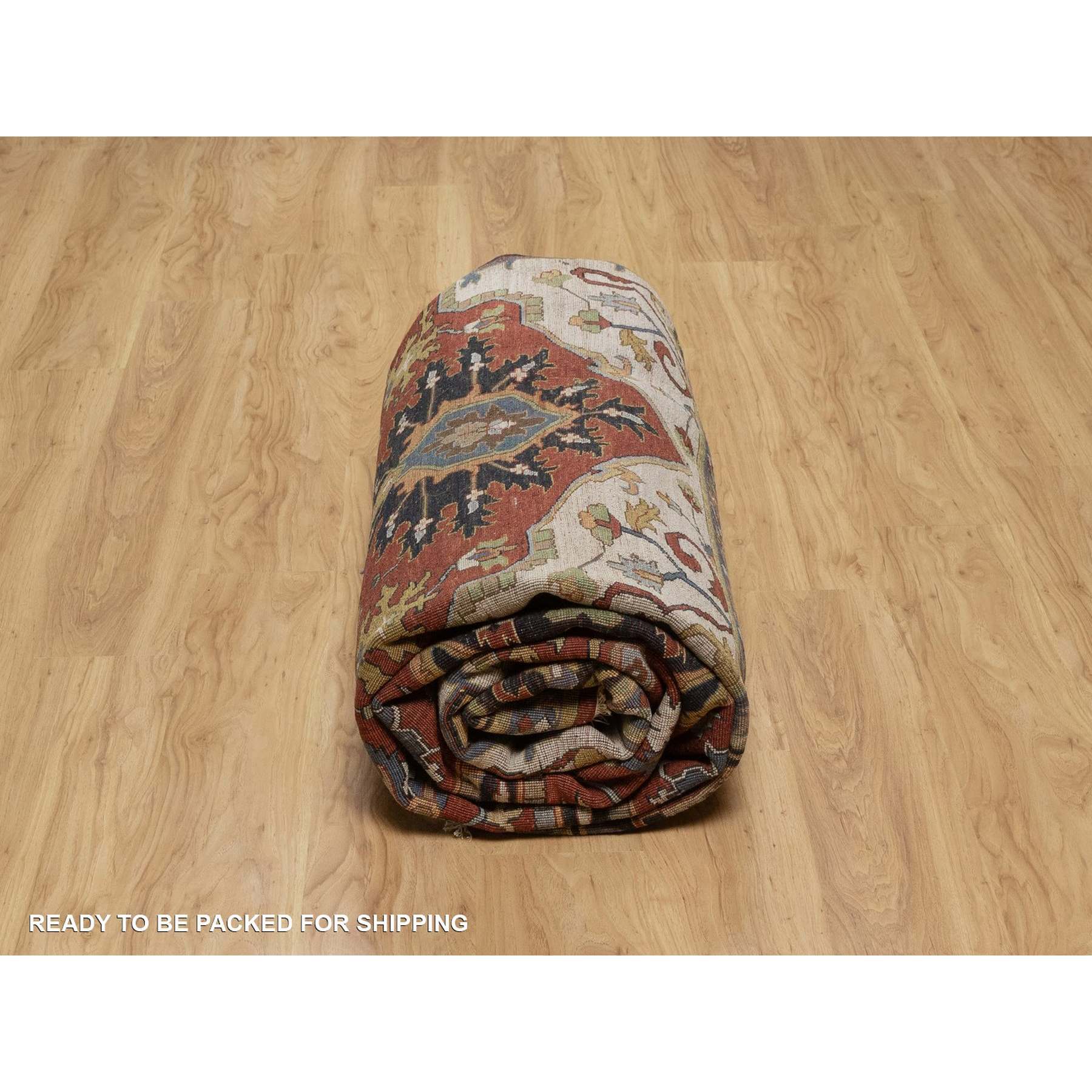 Heriz-Hand-Knotted-Rug-460115