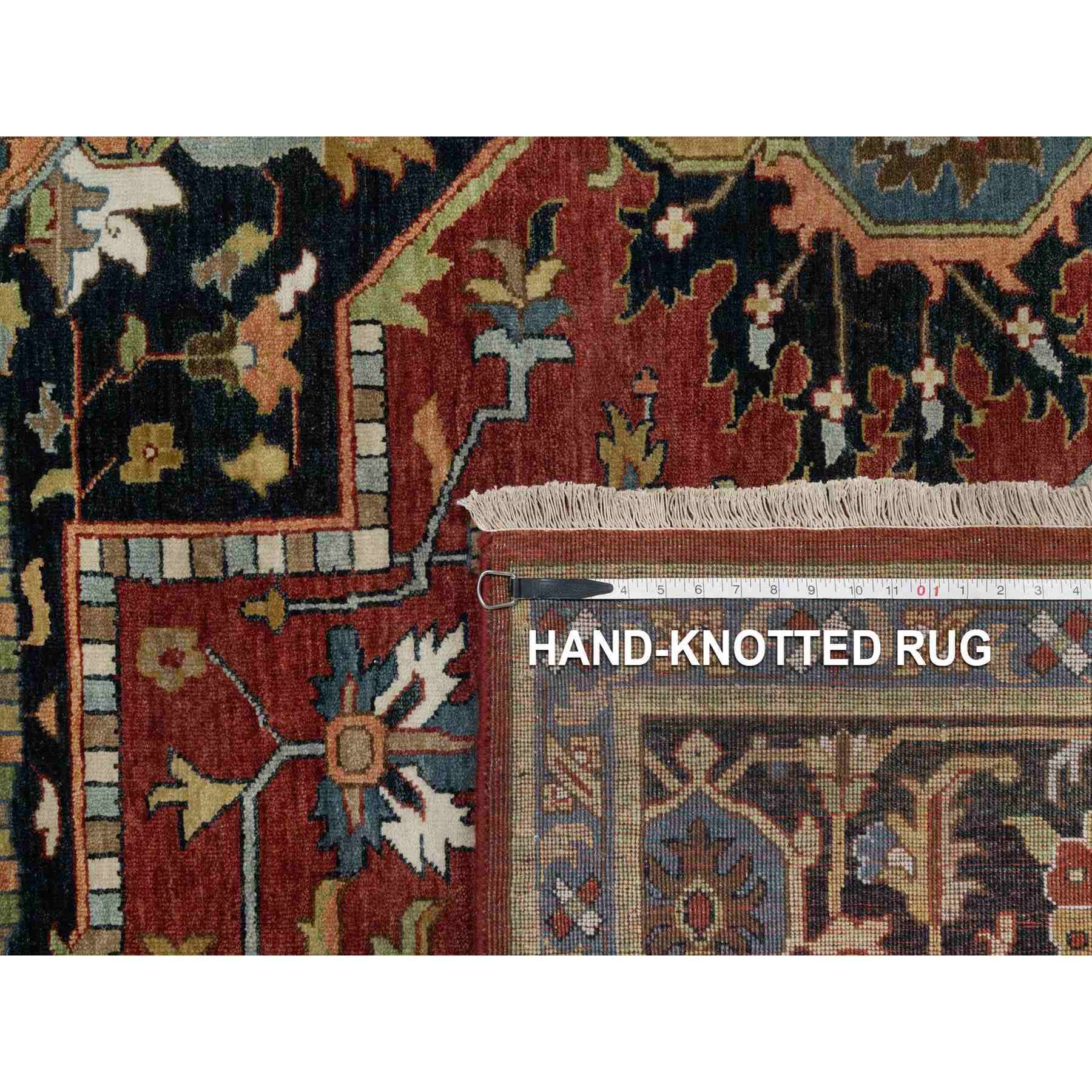 Heriz-Hand-Knotted-Rug-460115