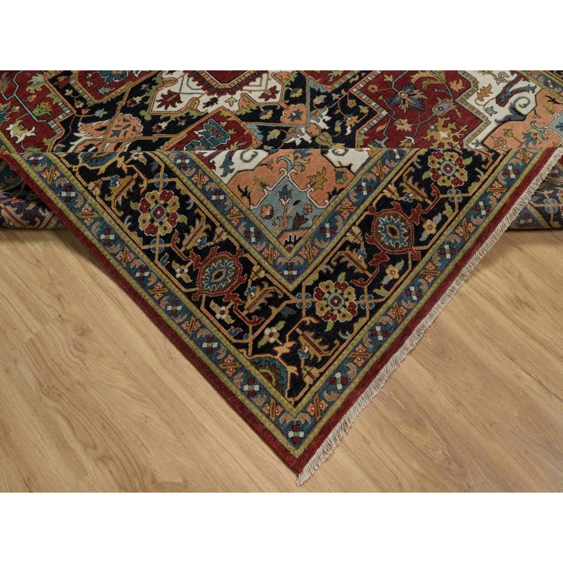 Heriz-Hand-Knotted-Rug-460190