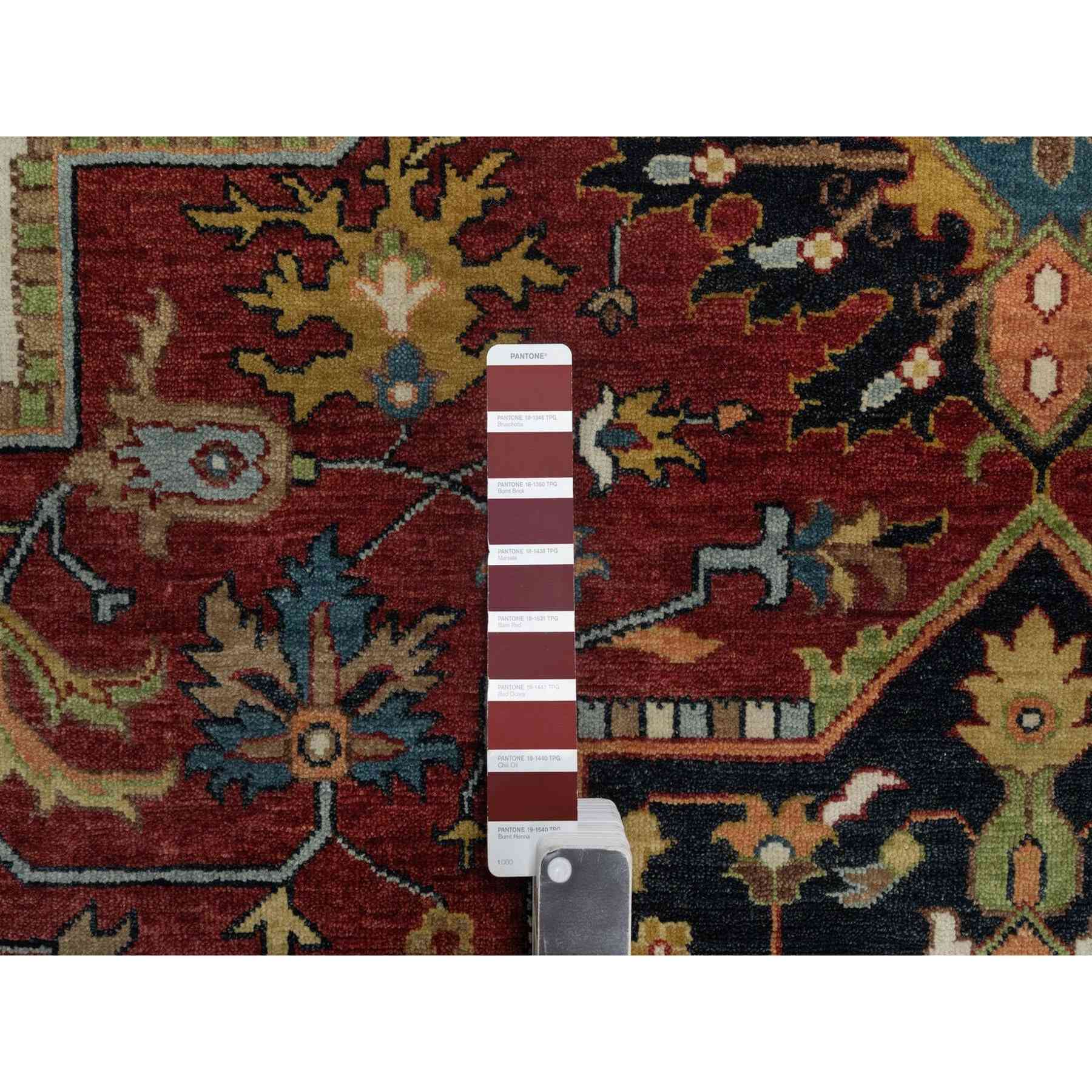 Heriz-Hand-Knotted-Rug-460190