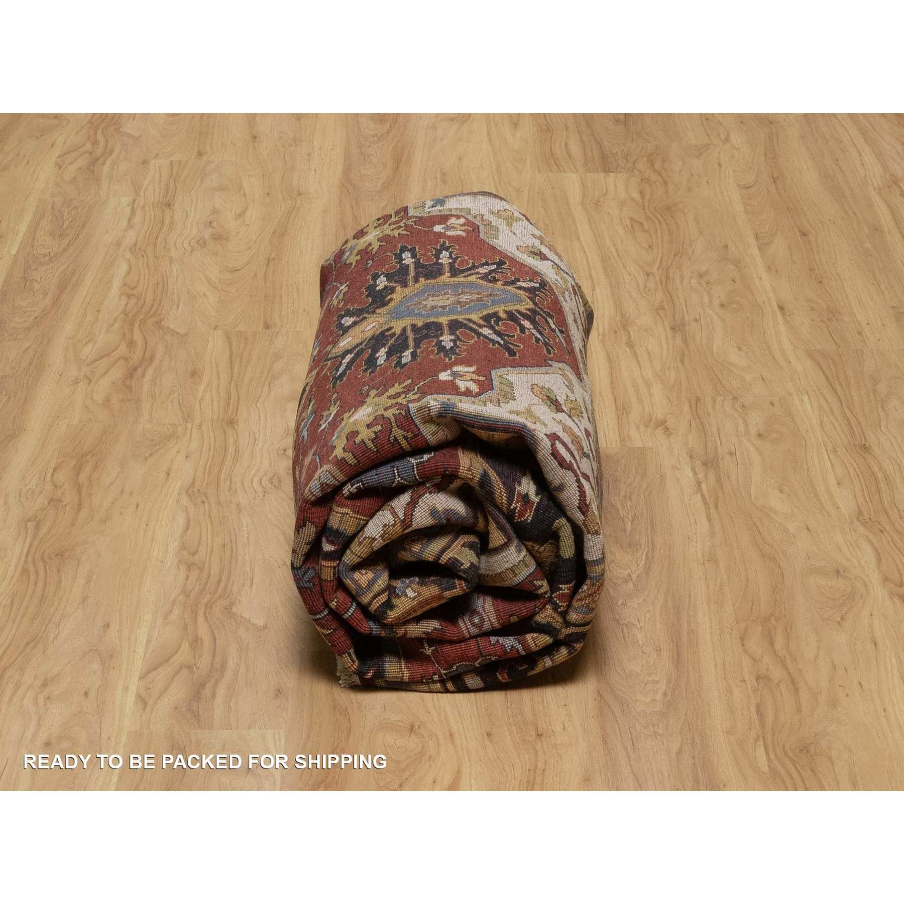Heriz-Hand-Knotted-Rug-460190