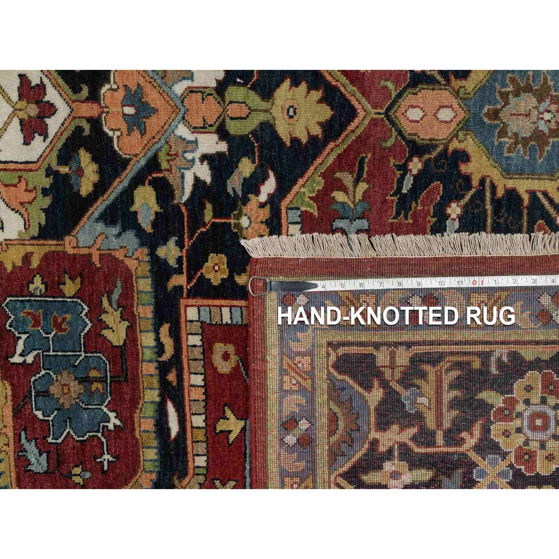 Heriz-Hand-Knotted-Rug-460190