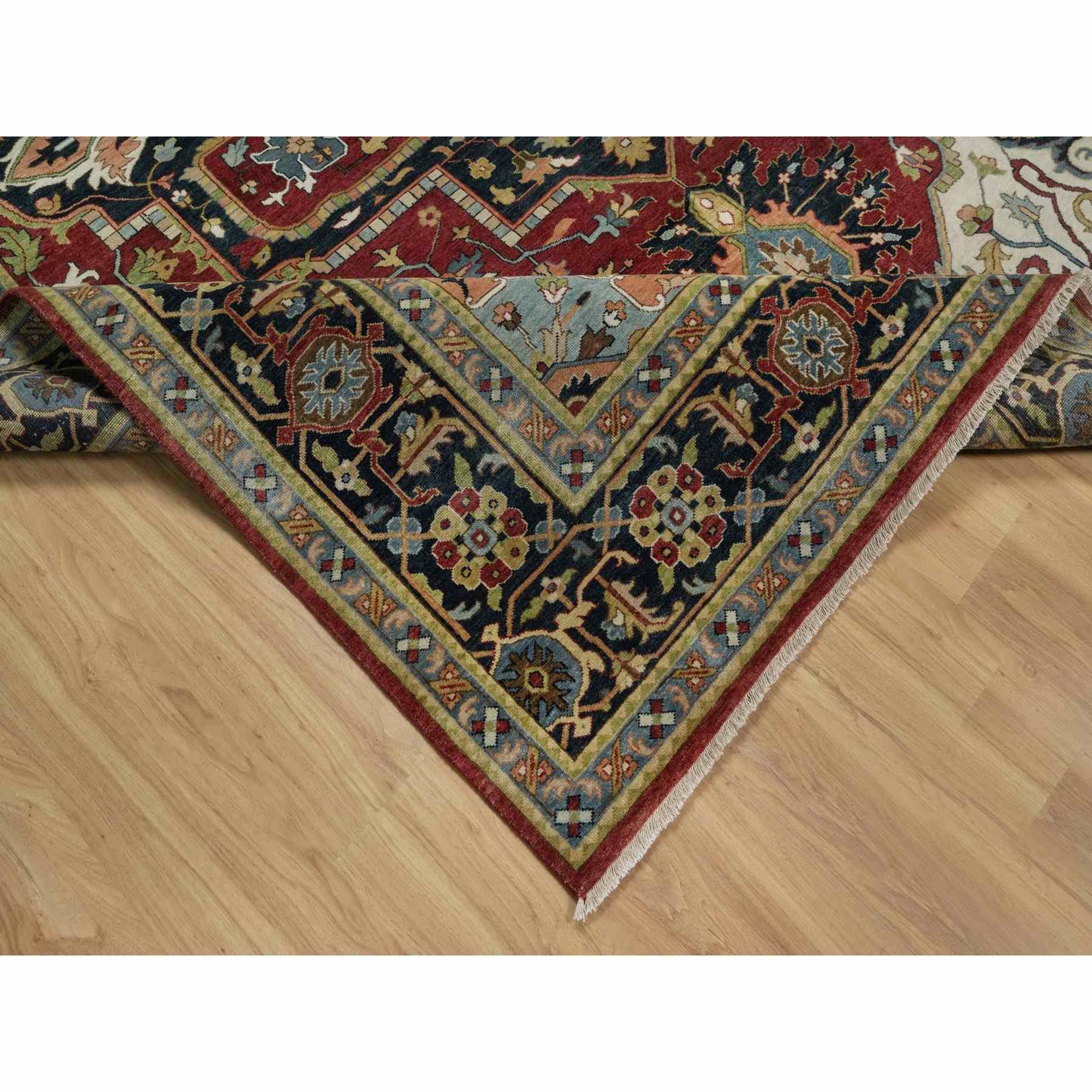 Heriz-Hand-Knotted-Rug-460200