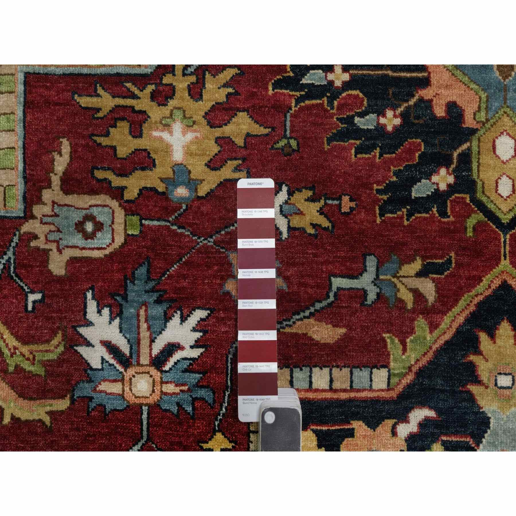 Heriz-Hand-Knotted-Rug-460200