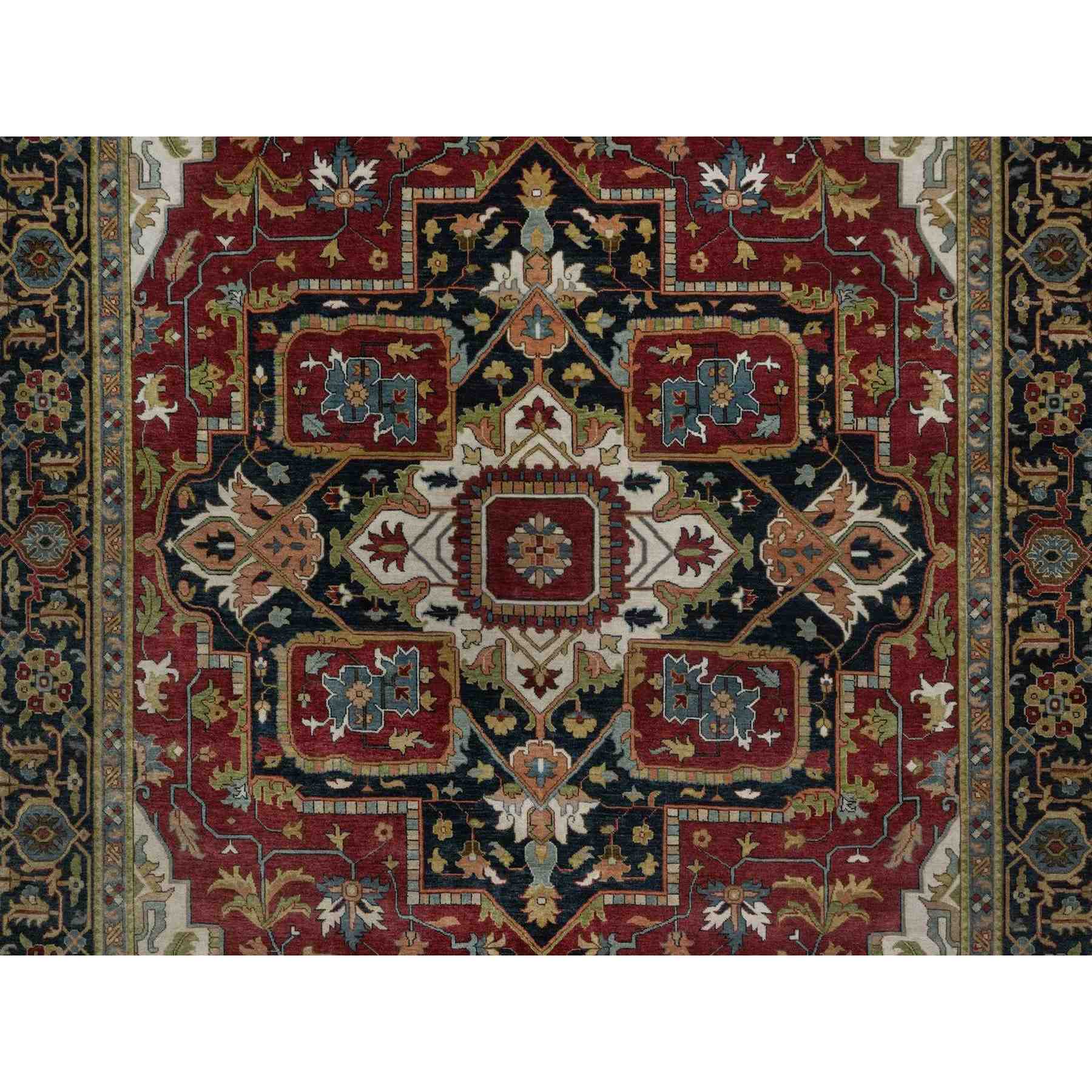 Heriz-Hand-Knotted-Rug-460200