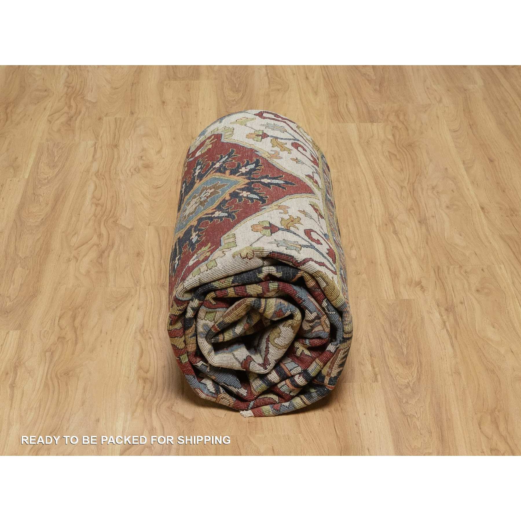 Heriz-Hand-Knotted-Rug-460200