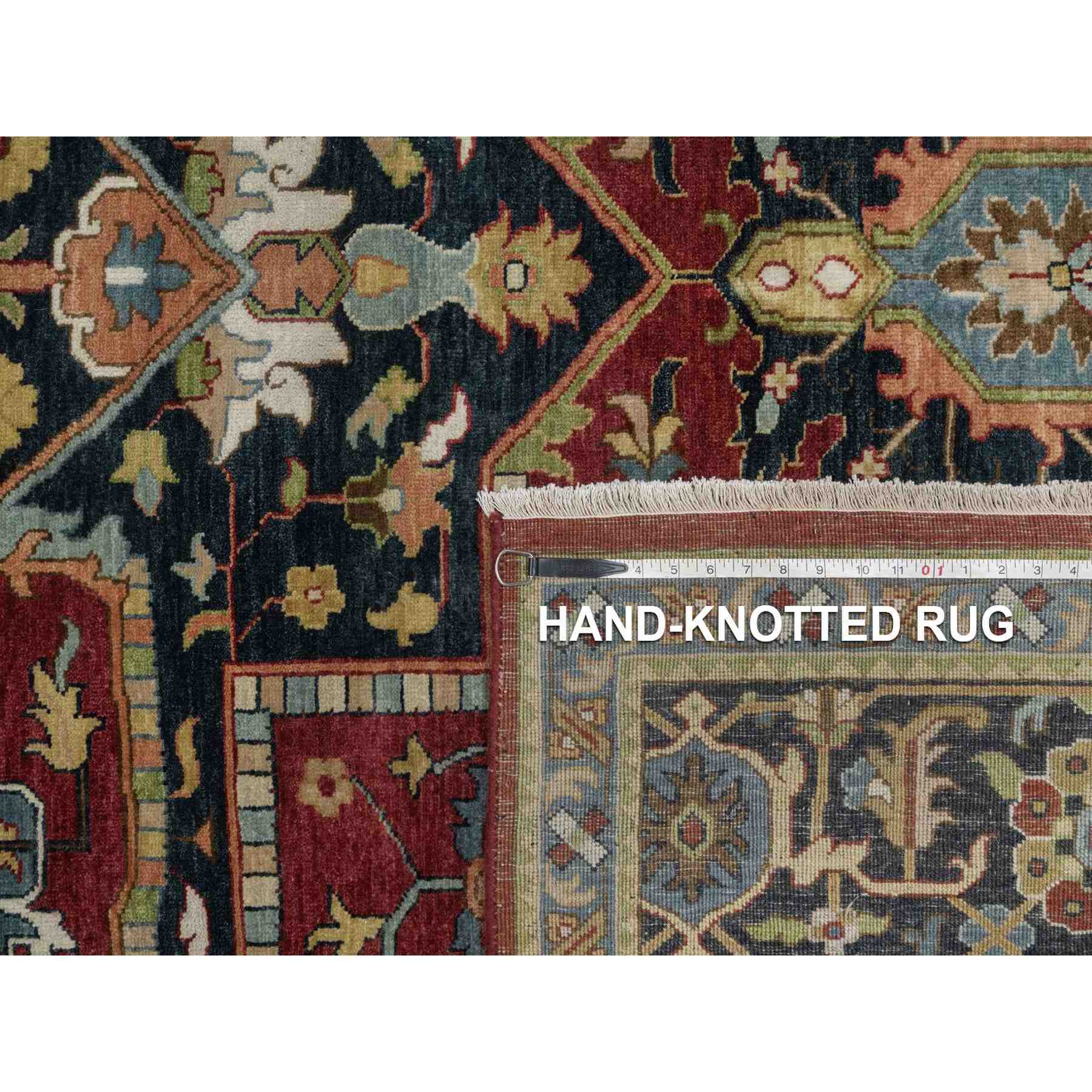 Heriz-Hand-Knotted-Rug-460200