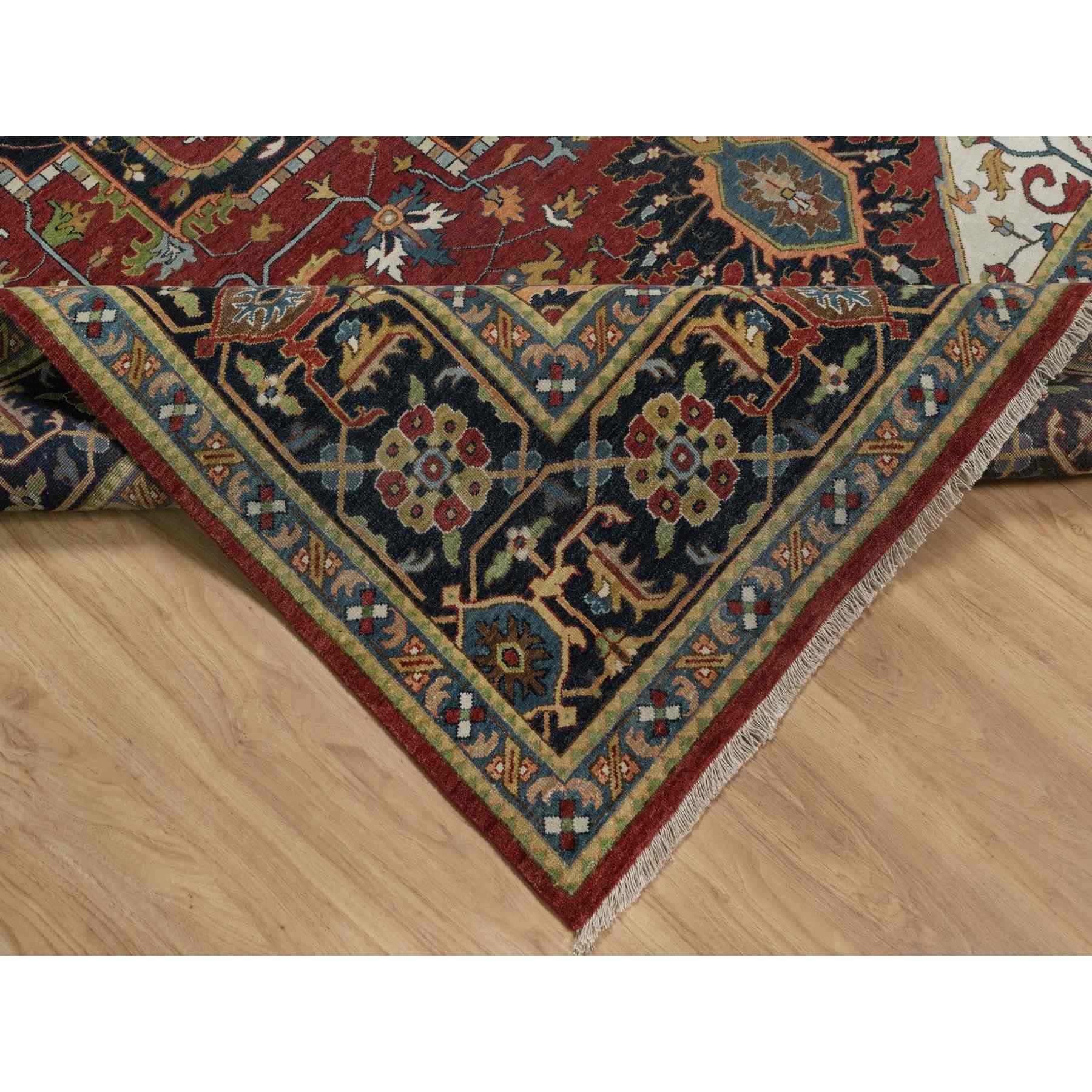 Heriz-Hand-Knotted-Rug-460220