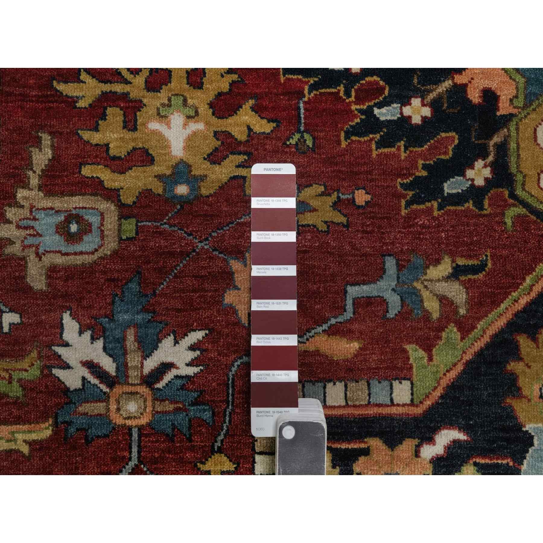 Heriz-Hand-Knotted-Rug-460220