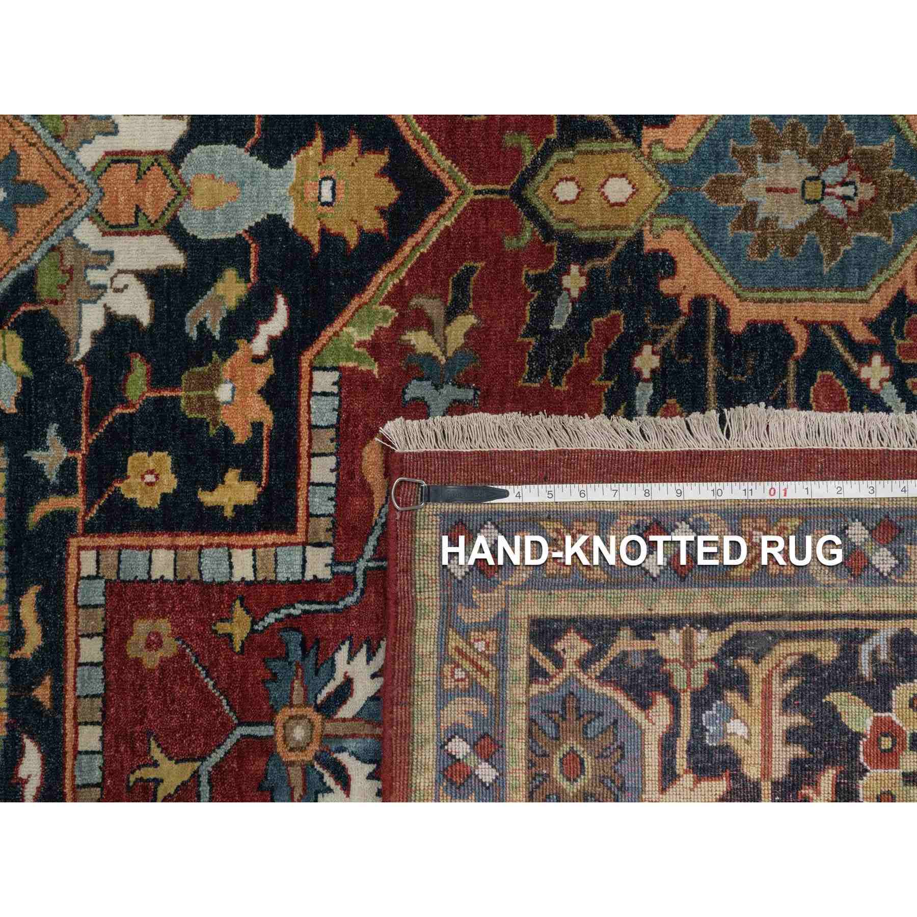 Heriz-Hand-Knotted-Rug-460220