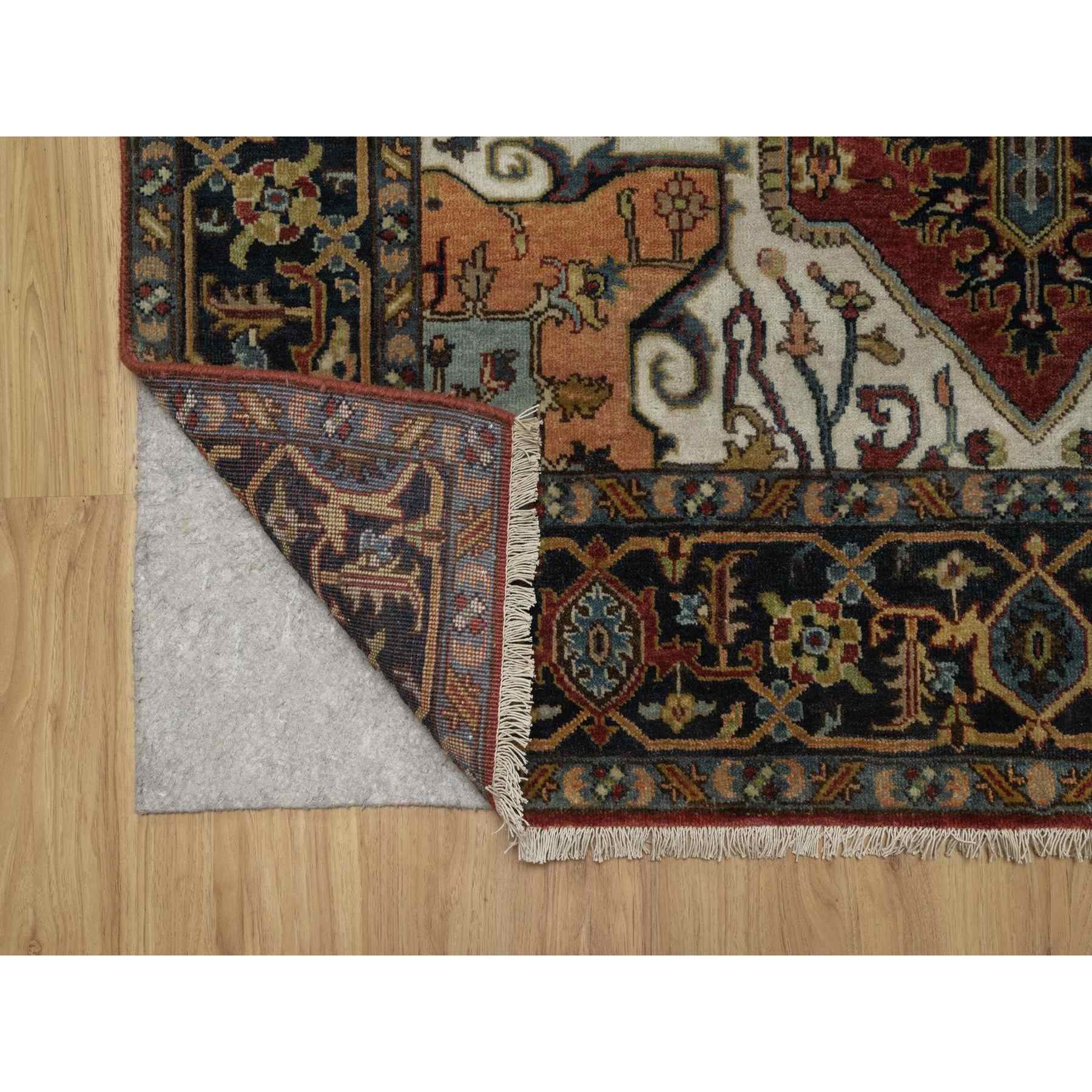 Heriz-Hand-Knotted-Rug-460235