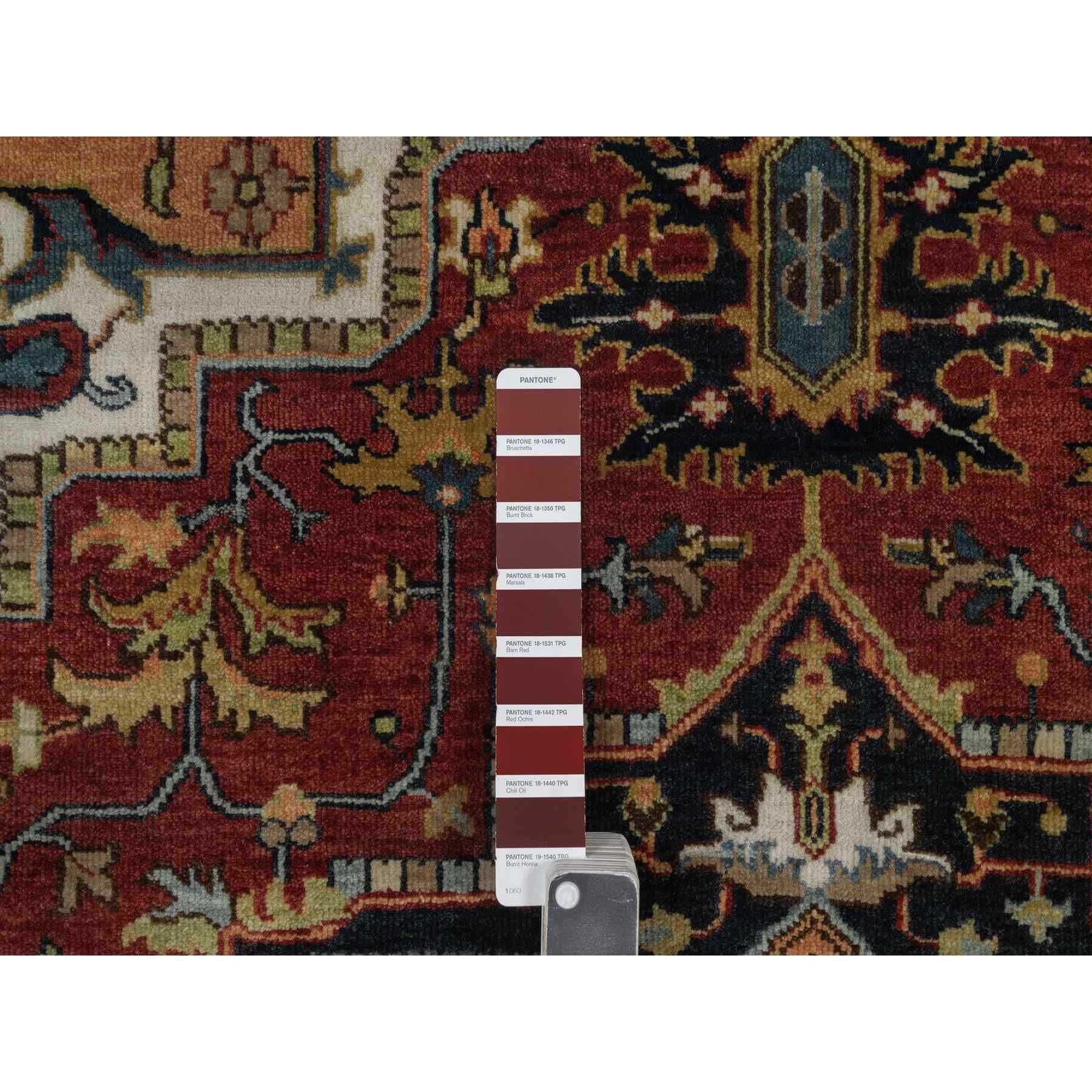 Heriz-Hand-Knotted-Rug-460235