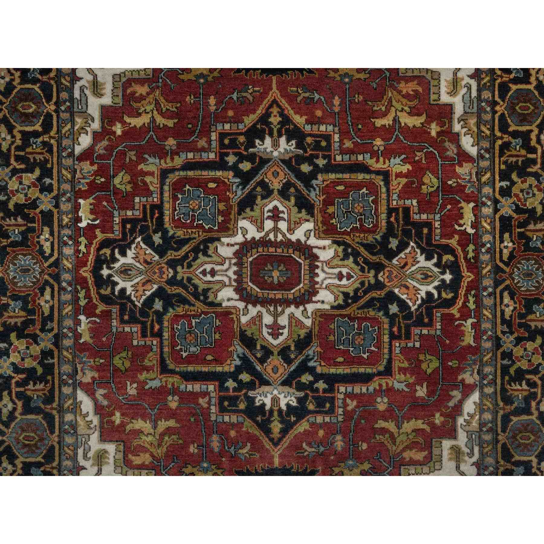 Heriz-Hand-Knotted-Rug-460235