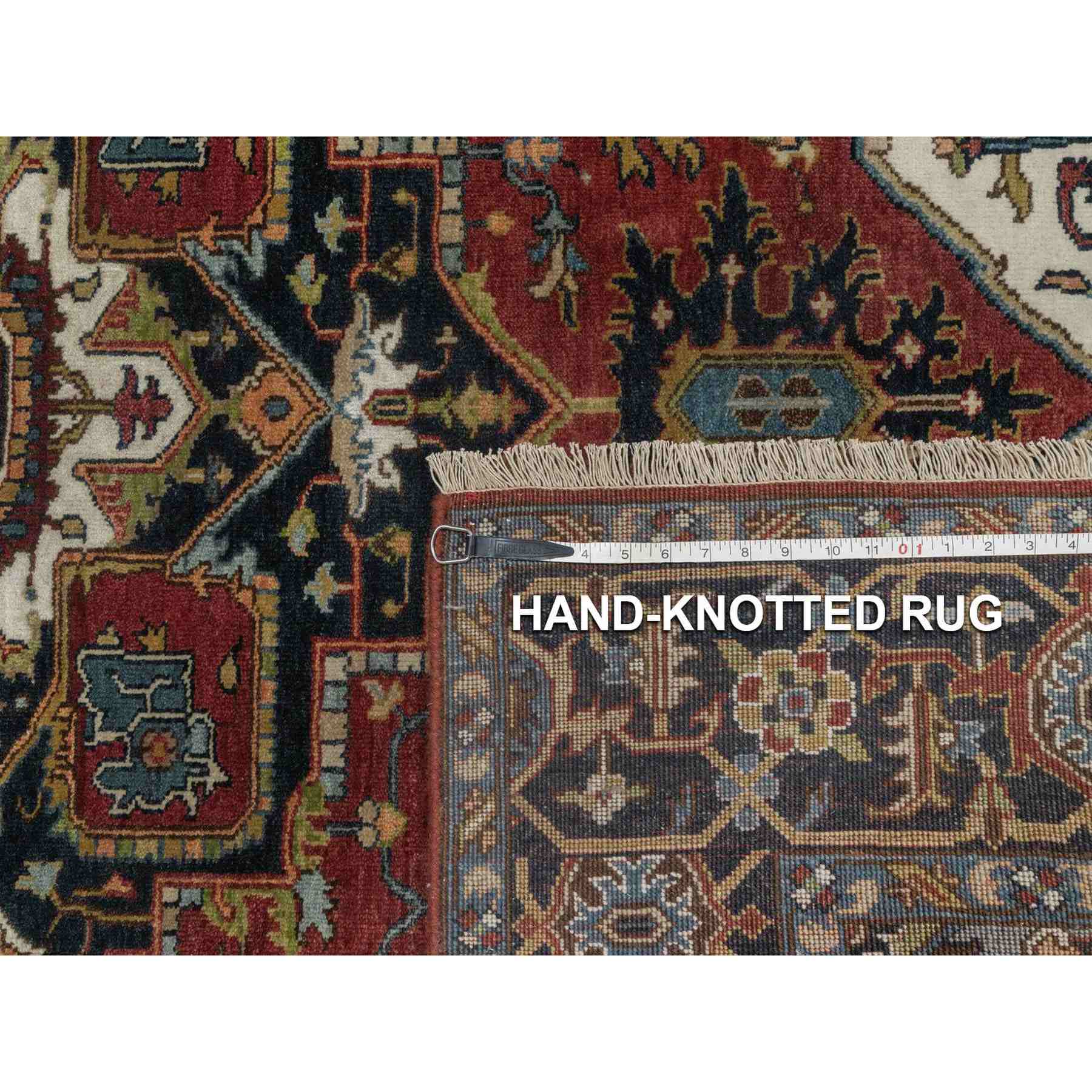 Heriz-Hand-Knotted-Rug-460235