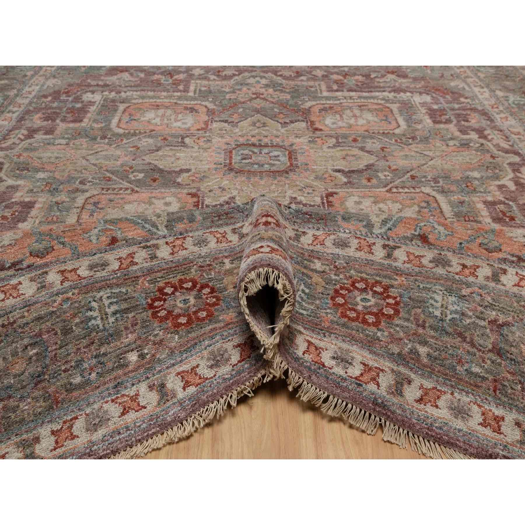 Heriz-Hand-Knotted-Rug-461535