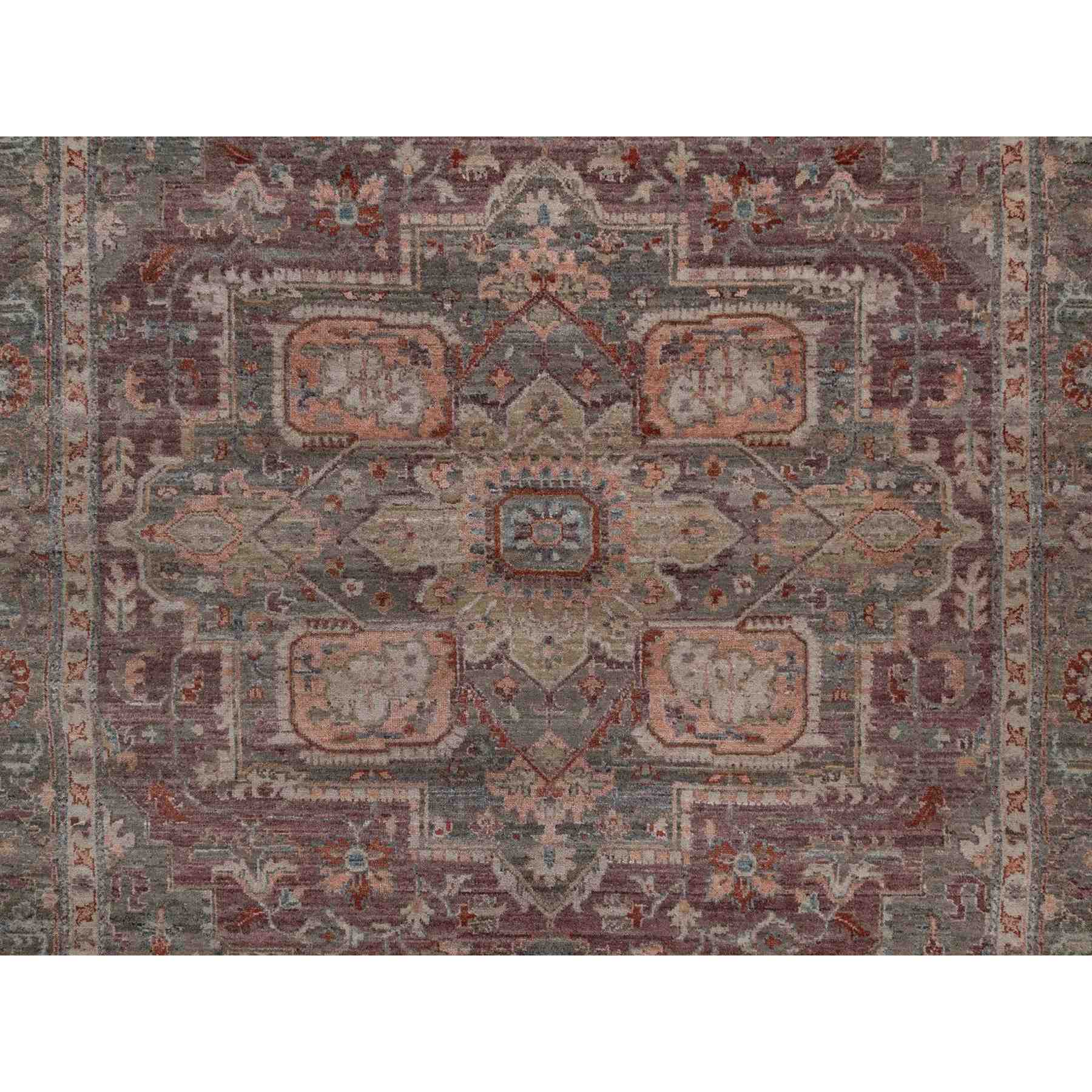 Heriz-Hand-Knotted-Rug-461535
