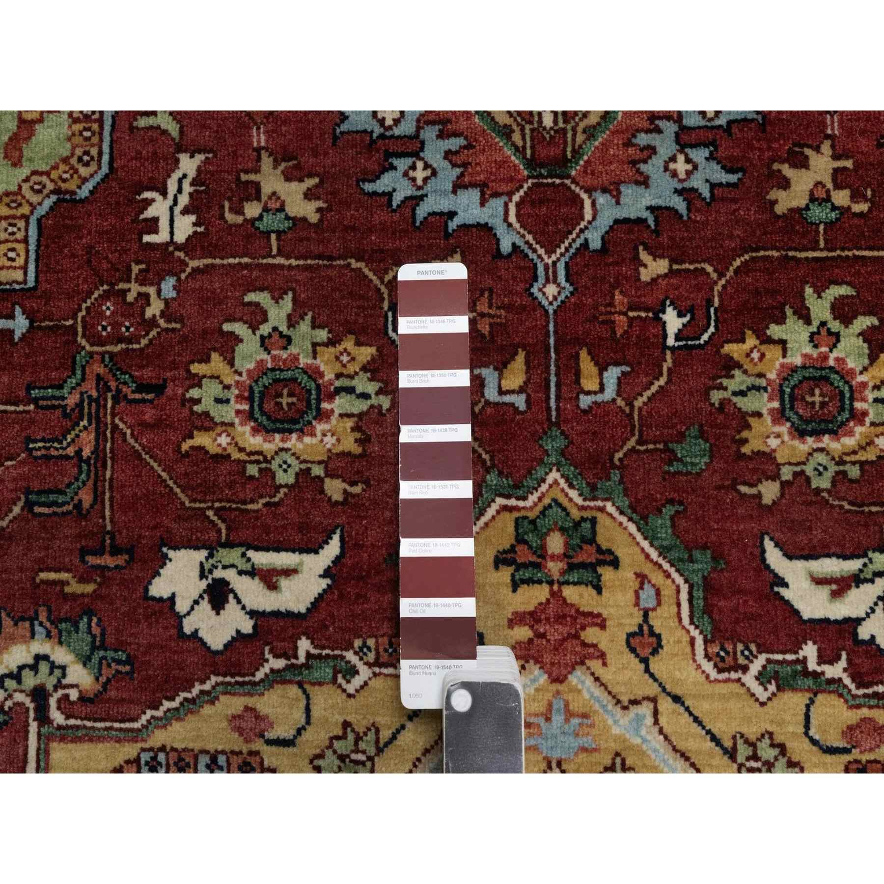 Heriz-Hand-Knotted-Rug-462035