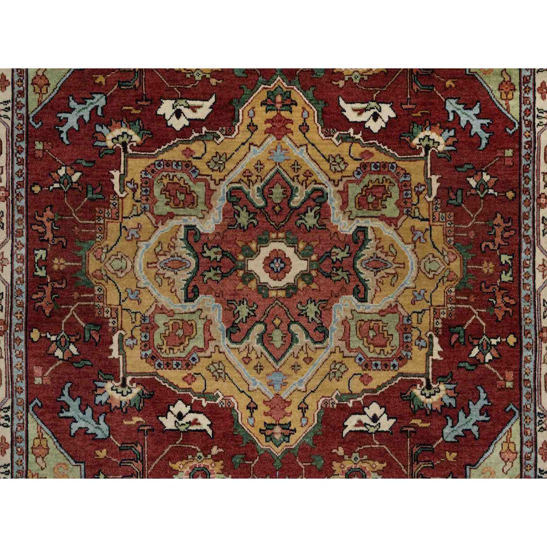 Heriz-Hand-Knotted-Rug-462035