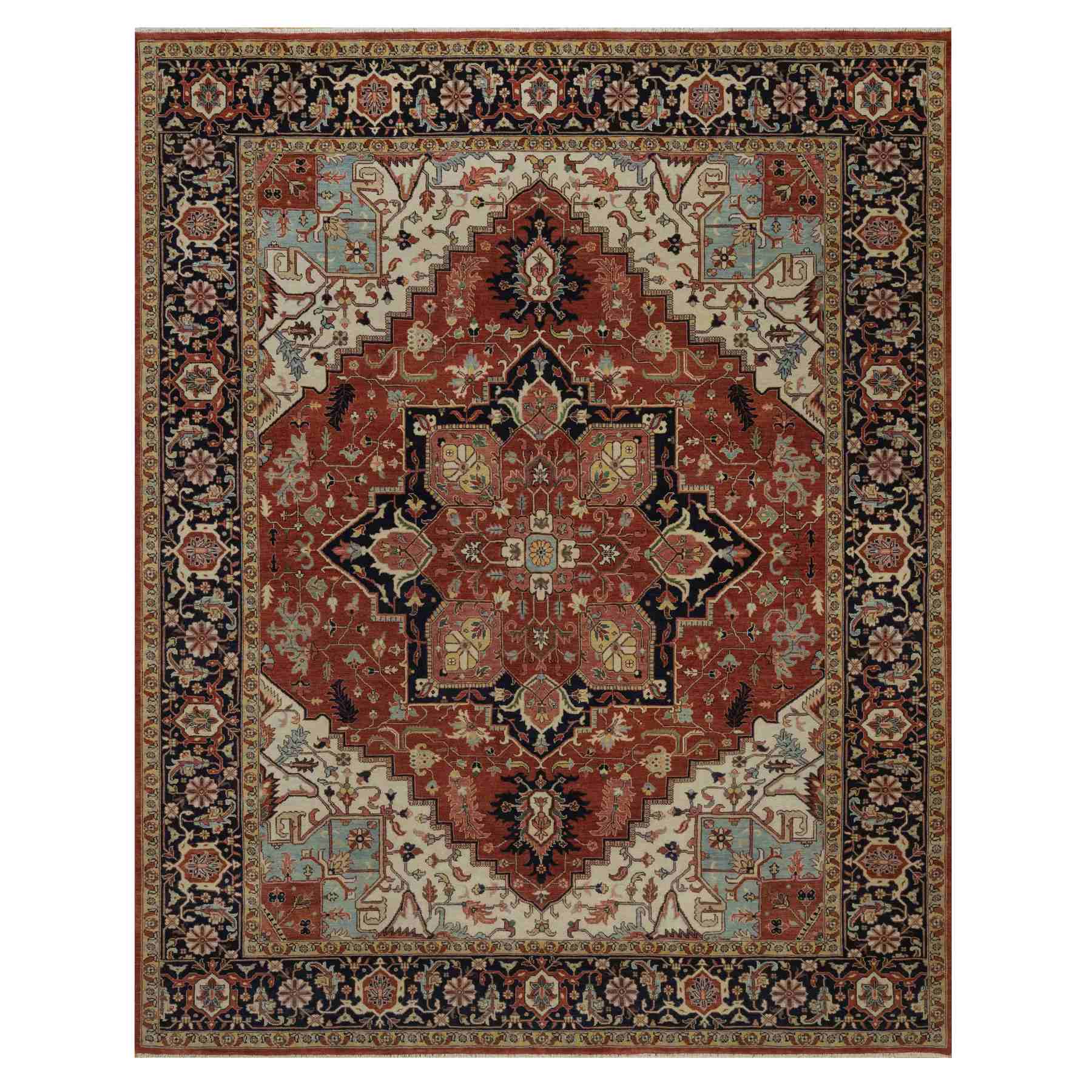 Heriz-Hand-Knotted-Rug-462050
