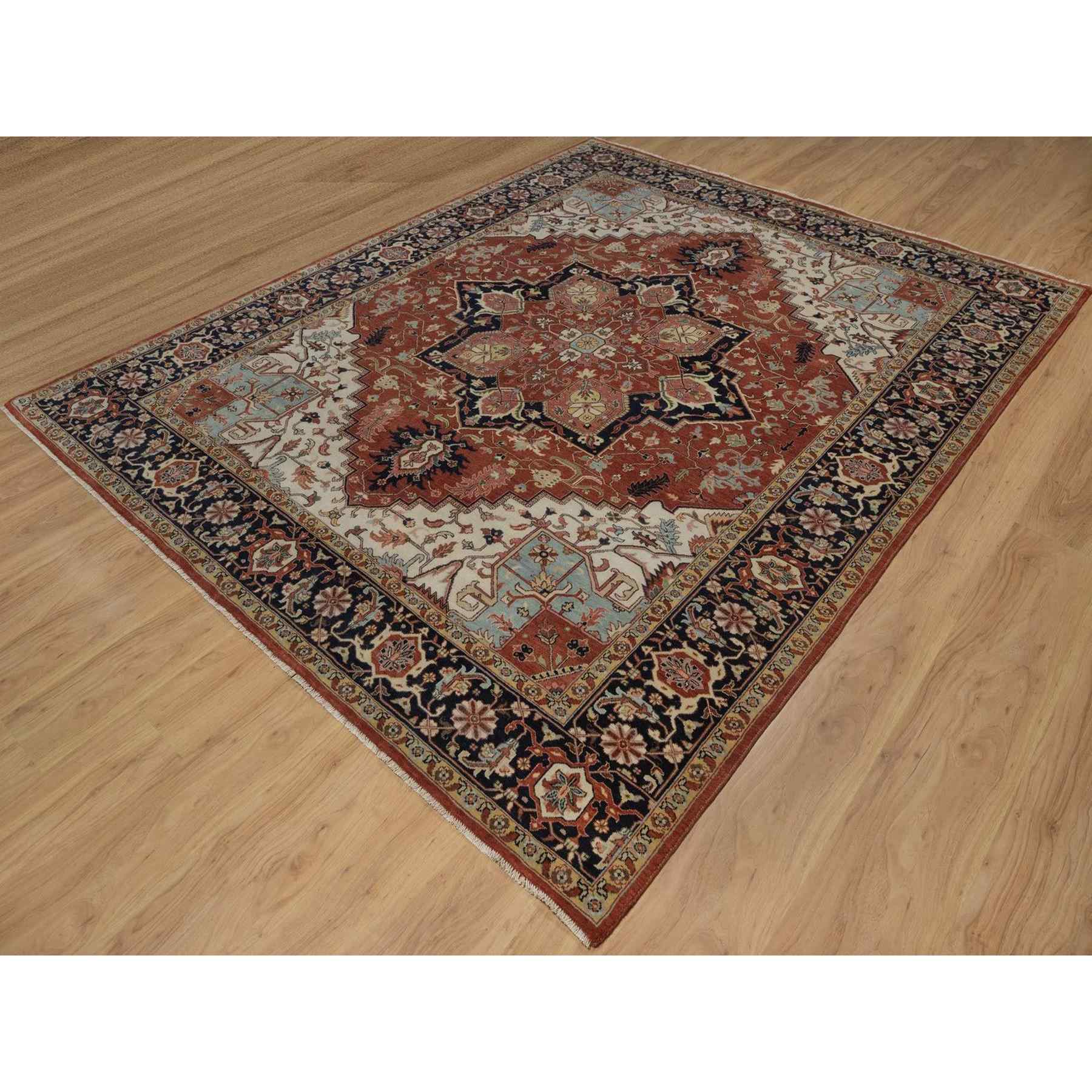 Heriz-Hand-Knotted-Rug-462050