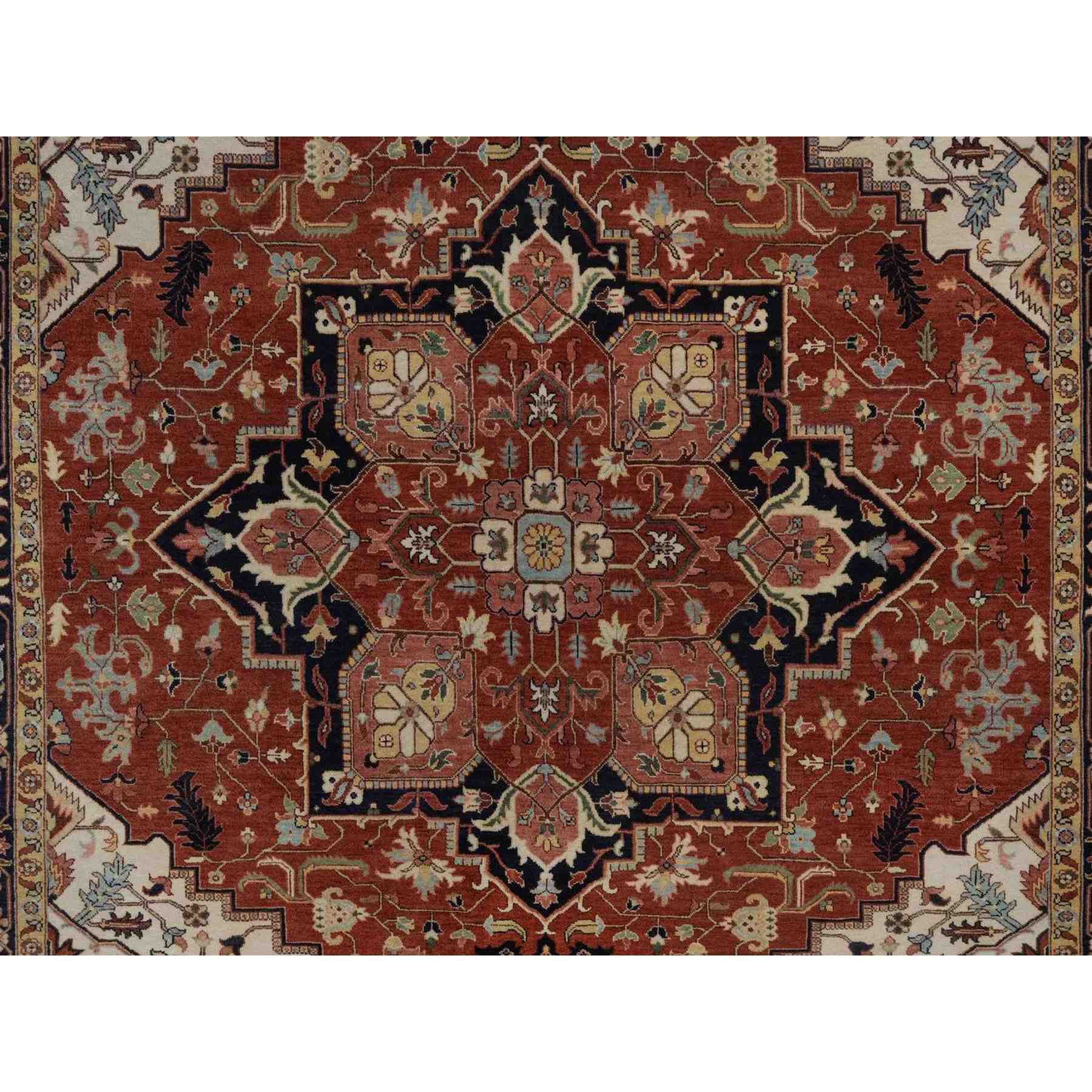 Heriz-Hand-Knotted-Rug-462050