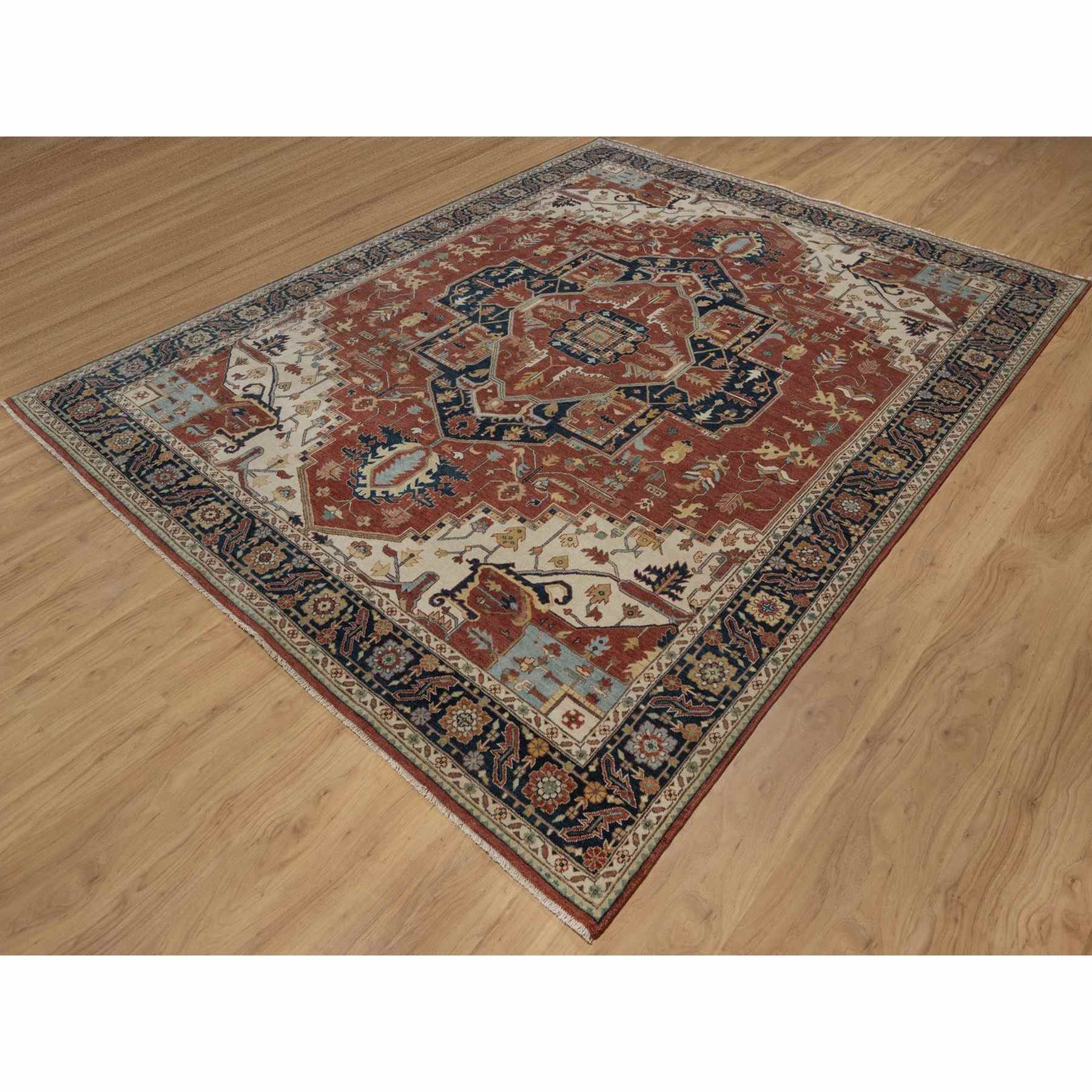 Heriz-Hand-Knotted-Rug-462055