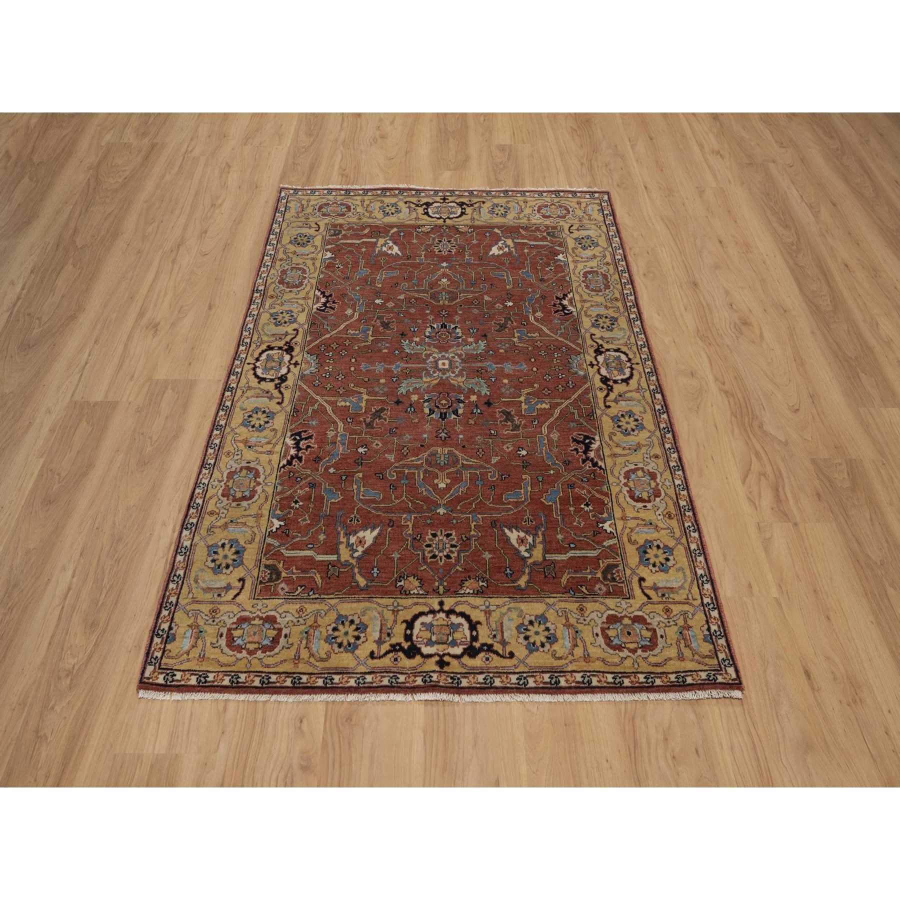 Heriz-Hand-Knotted-Rug-462070
