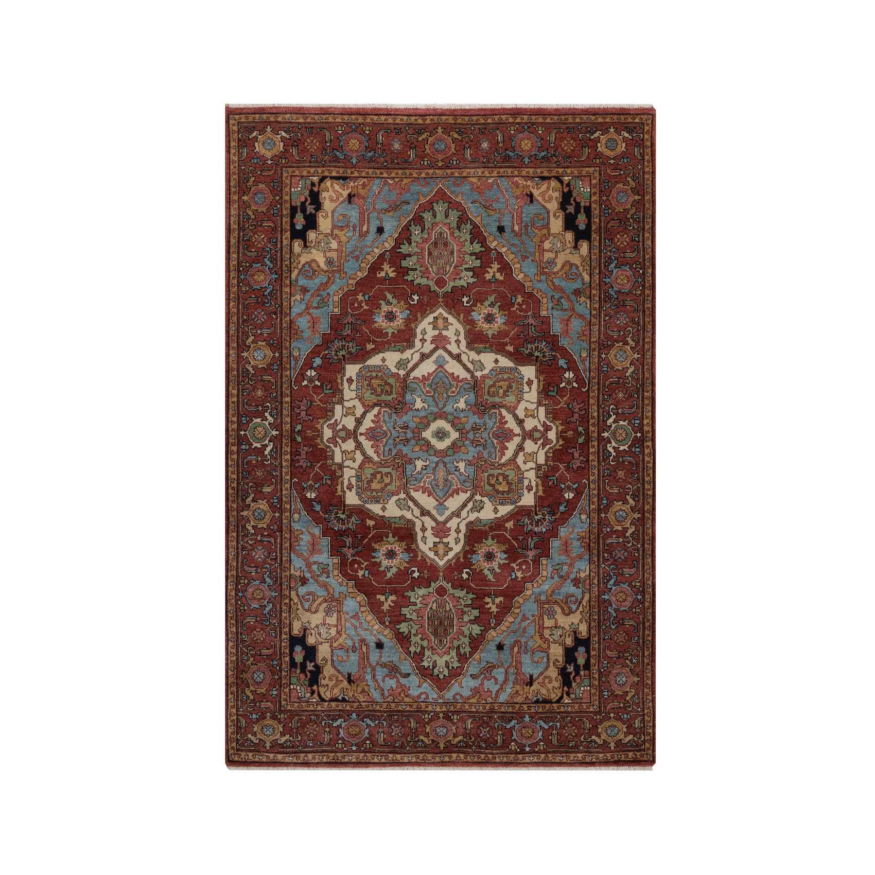 Heriz-Hand-Knotted-Rug-462075