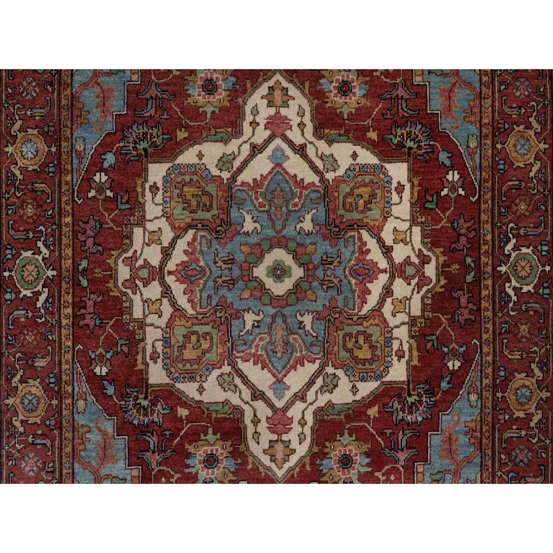 Heriz-Hand-Knotted-Rug-462075