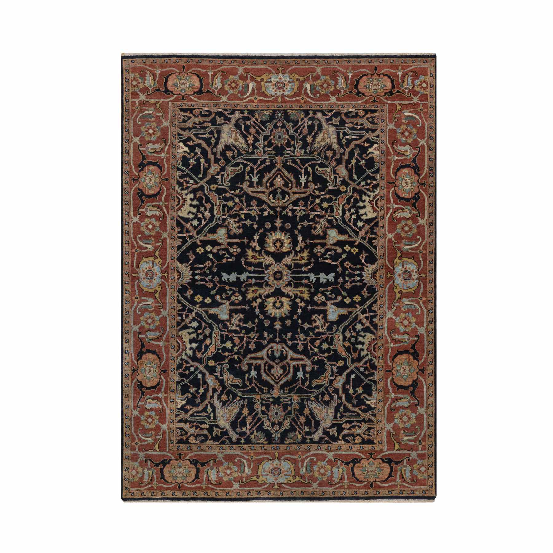 Heriz-Hand-Knotted-Rug-462090