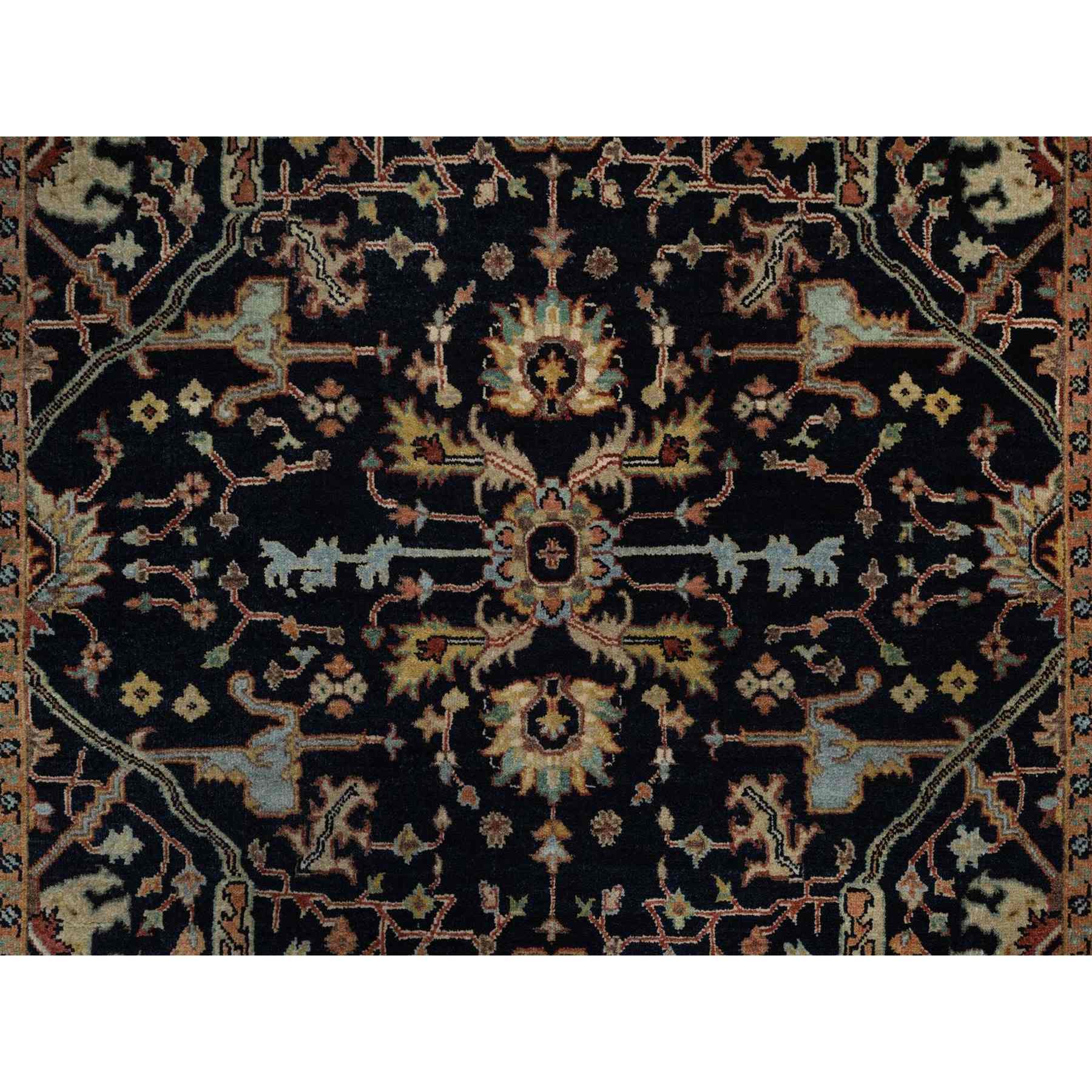 Heriz-Hand-Knotted-Rug-462090