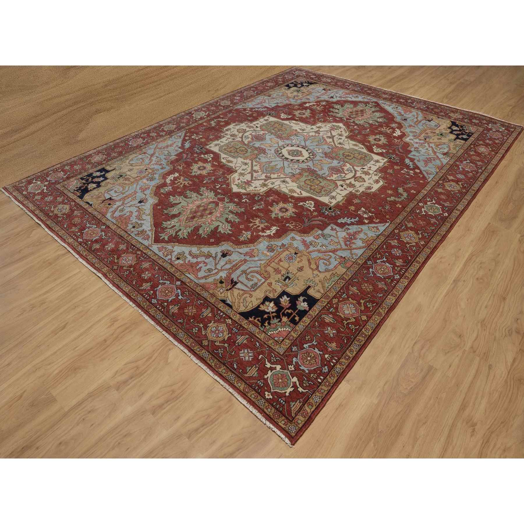 Heriz-Hand-Knotted-Rug-462110